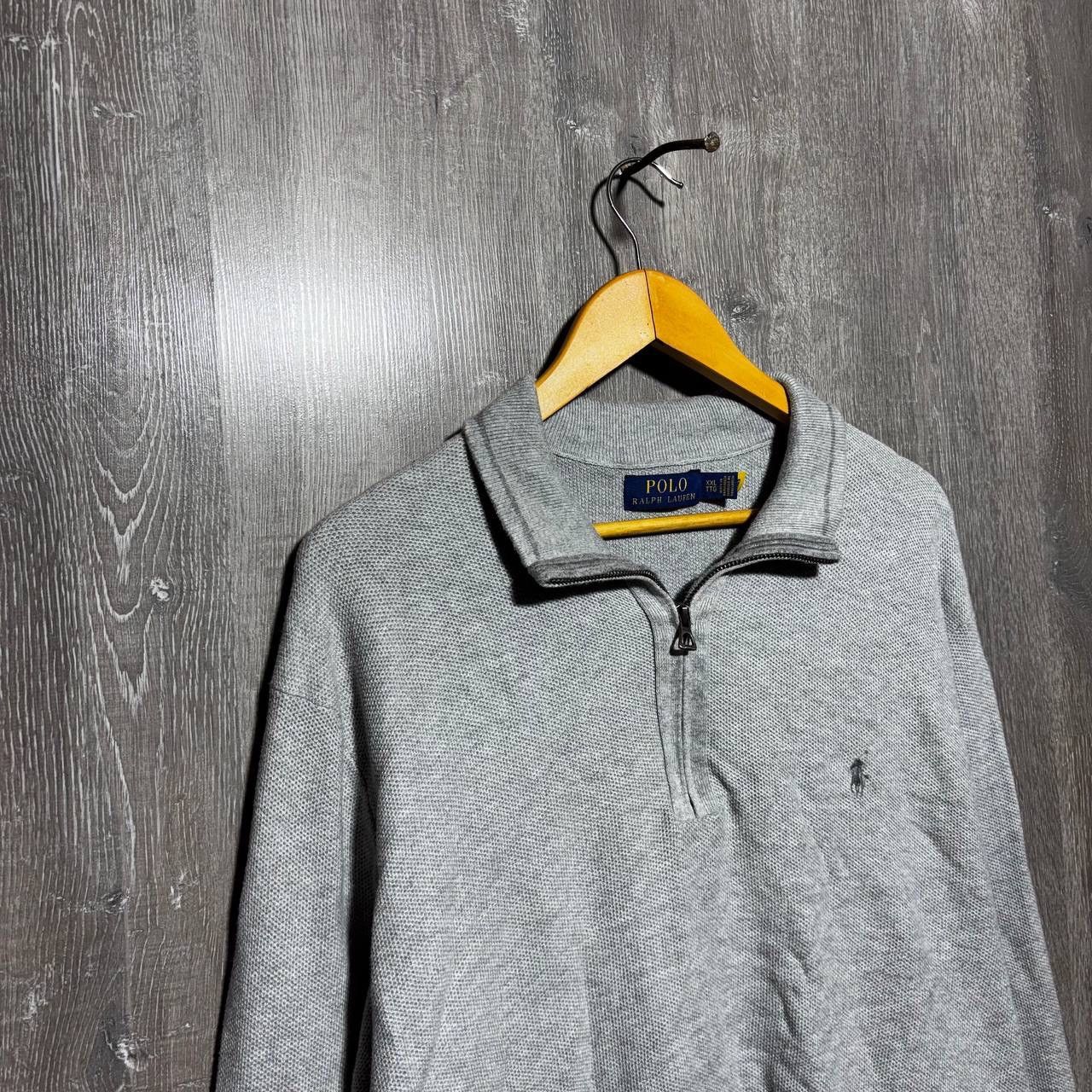 Polo Ralph Lauren Polo Ralph Lauren 1/4 zip Grey Sweatshirt Mens size XXL Size US XXL / EU 58 / 5 - 2 Thumbnail