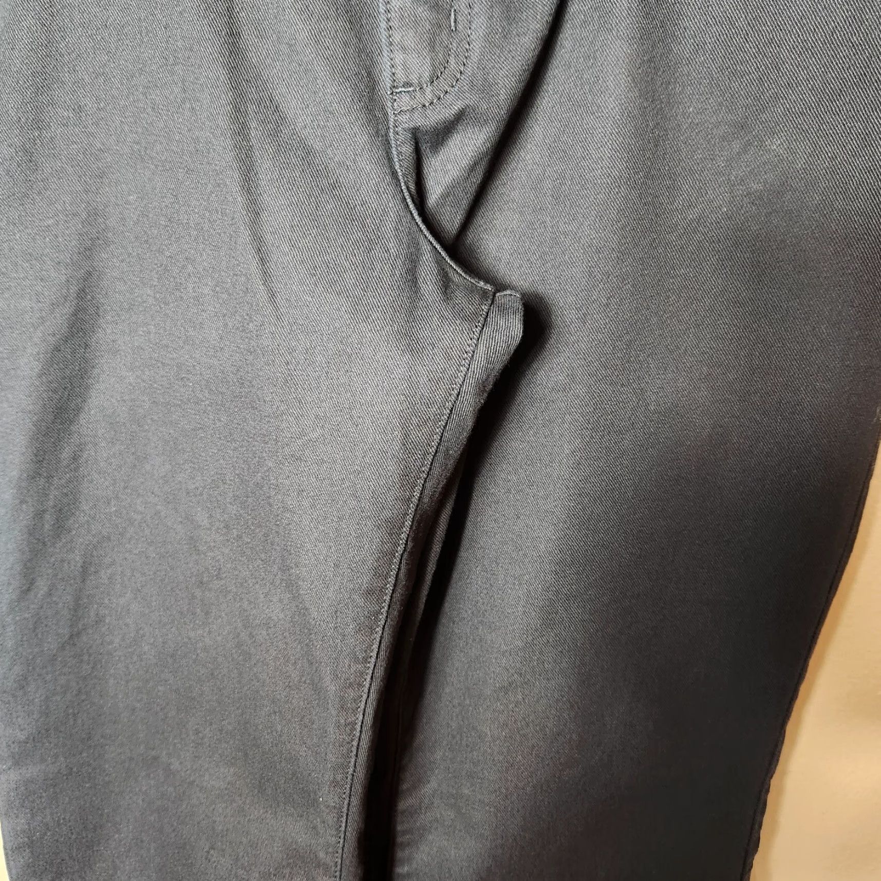Lands' End Lands' End Womens Fit 1 Black Mid Rise Straight Leg Jeans-Size 14 (NWOT) Size 36" / US 14 / IT 50 - 4 Thumbnail