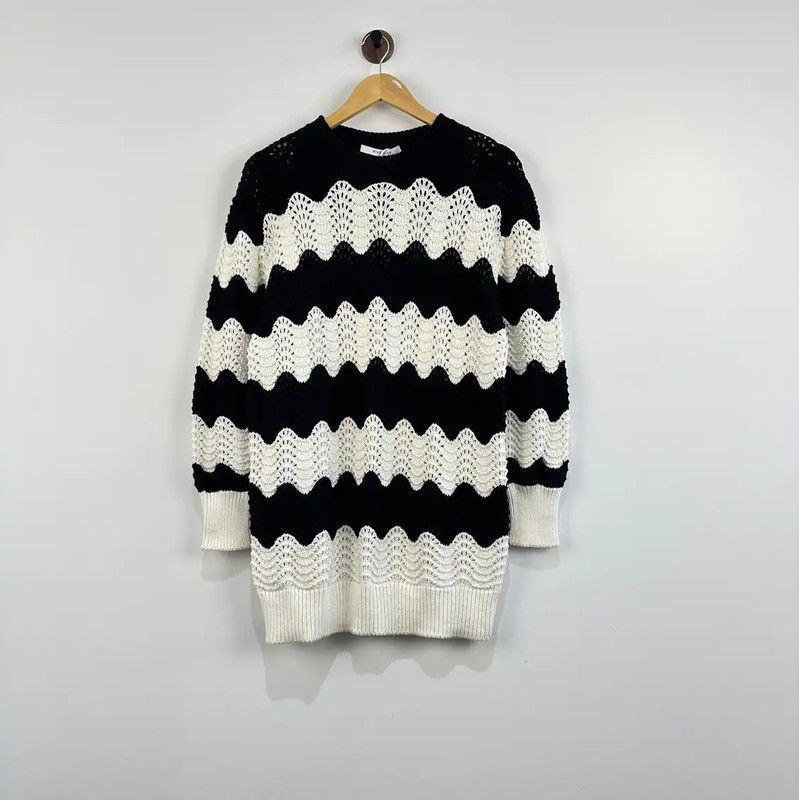 Givenchy Givenchy Striped Cotton Knit Sweater 0089 Size L / US 10 / IT 46 - 1 Thumbnail