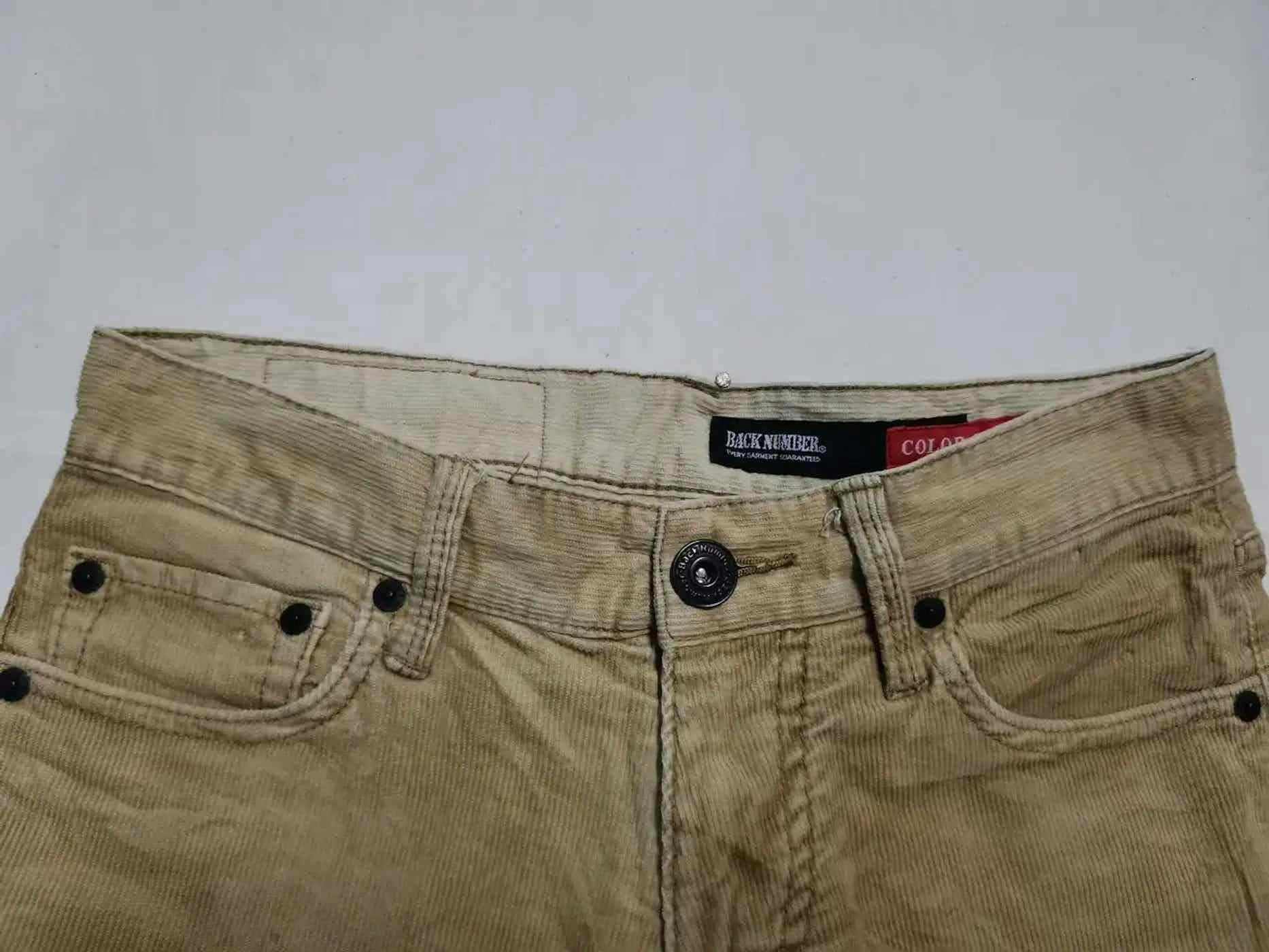 Japanese Brand Back Number Every Garment Guaranteed Corduroy Pants Size US 28 / EU 44 - 8 Thumbnail