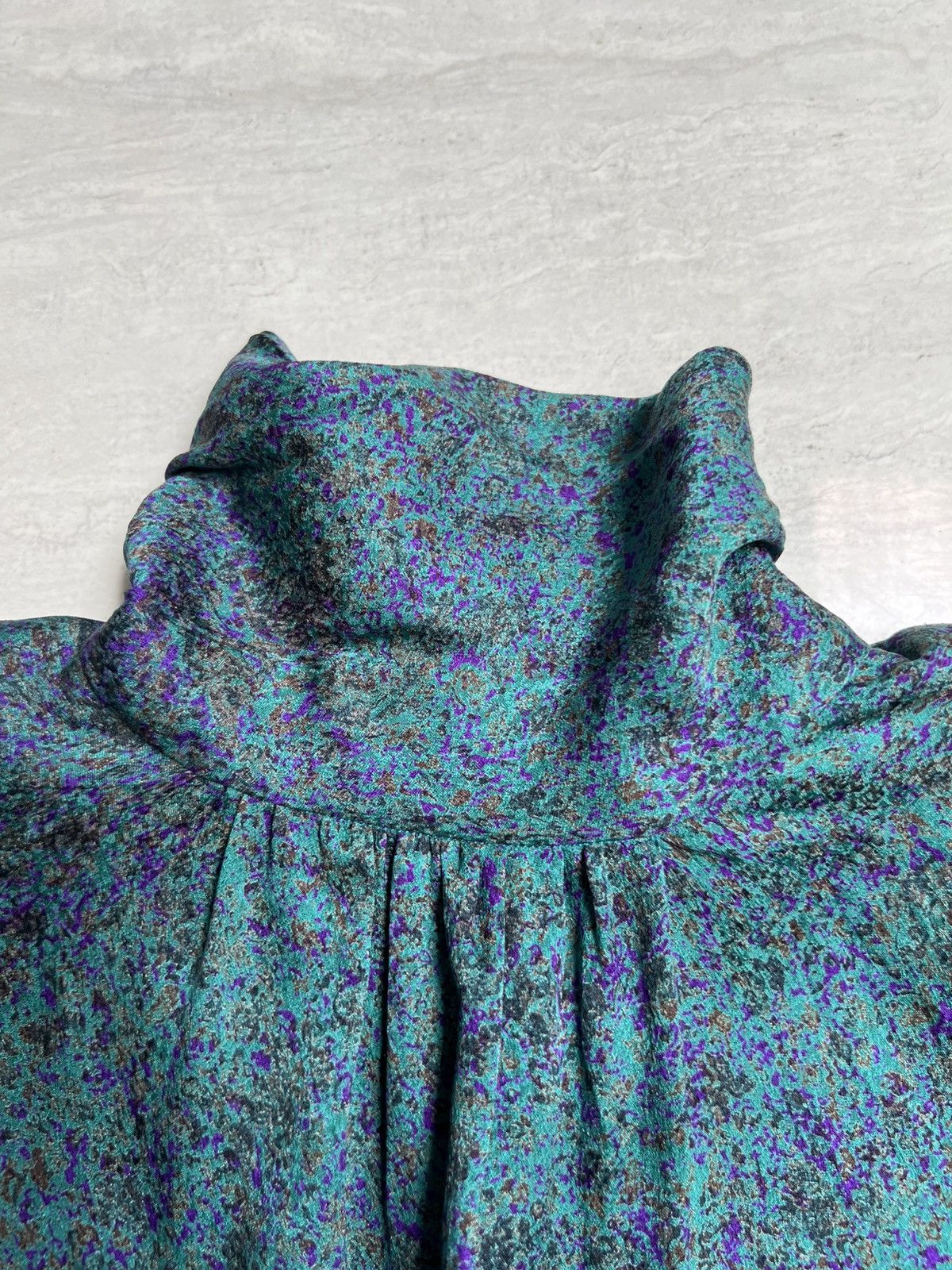 Lanvin LANVIN Paris Green Motive Blouse Size M / US 6-8 / IT 42-44 - 5 Thumbnail