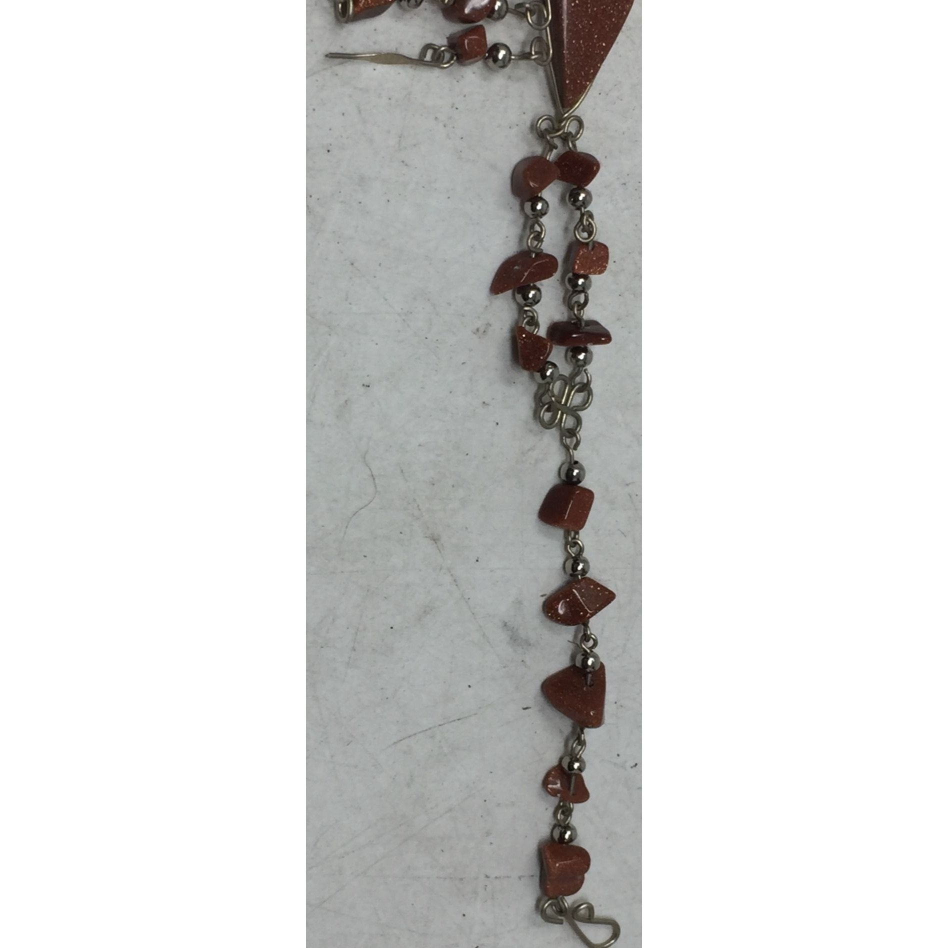 Other Women's Bracelet with Brown Sparkly Beads & Hook Clasp Size ONE SIZE - 4 Thumbnail