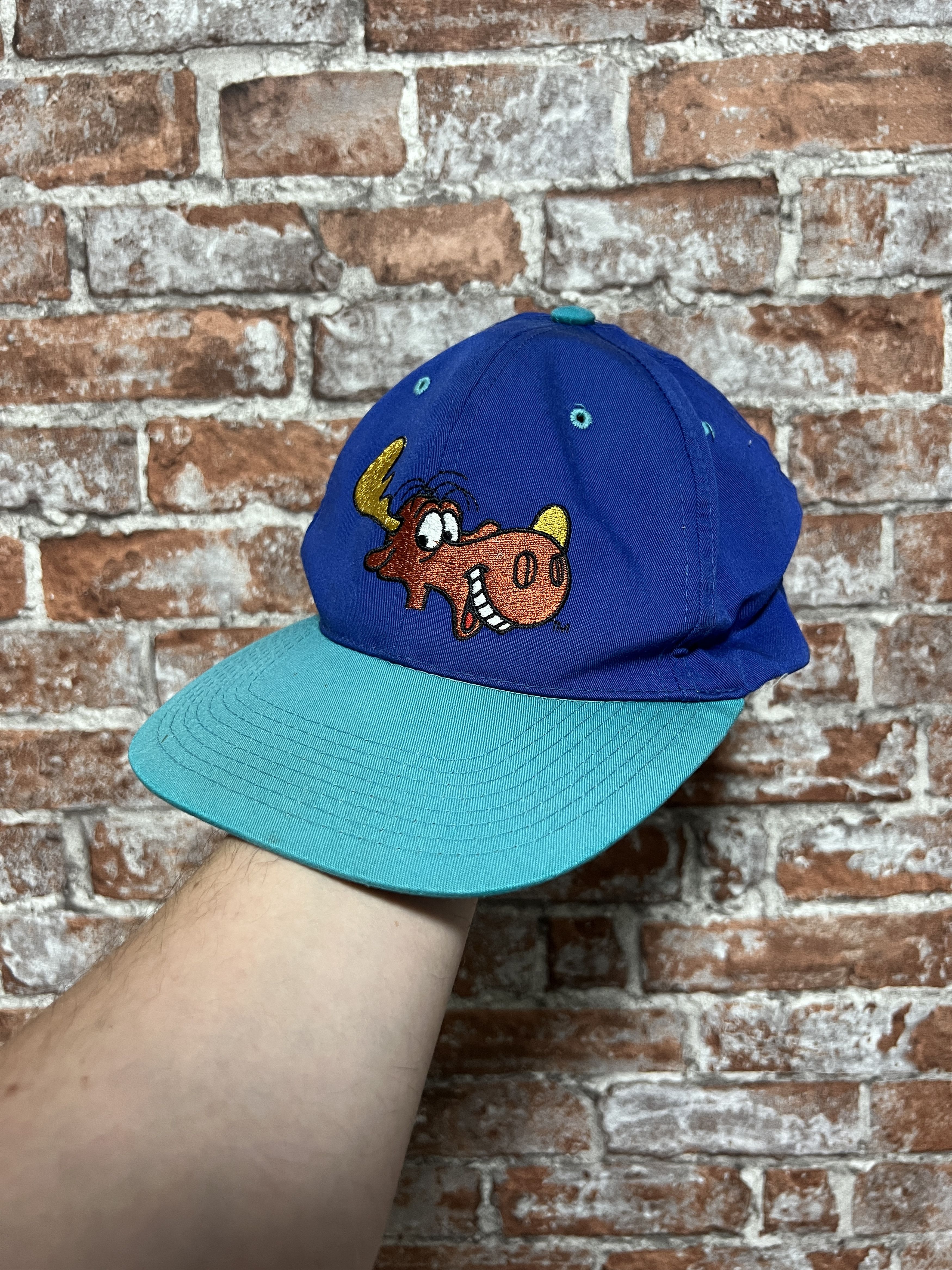 Cartoon Network Vintage 1993 Rocky and Bullwinkle Cartoon Movie Cap Size ONE SIZE - 2 Thumbnail