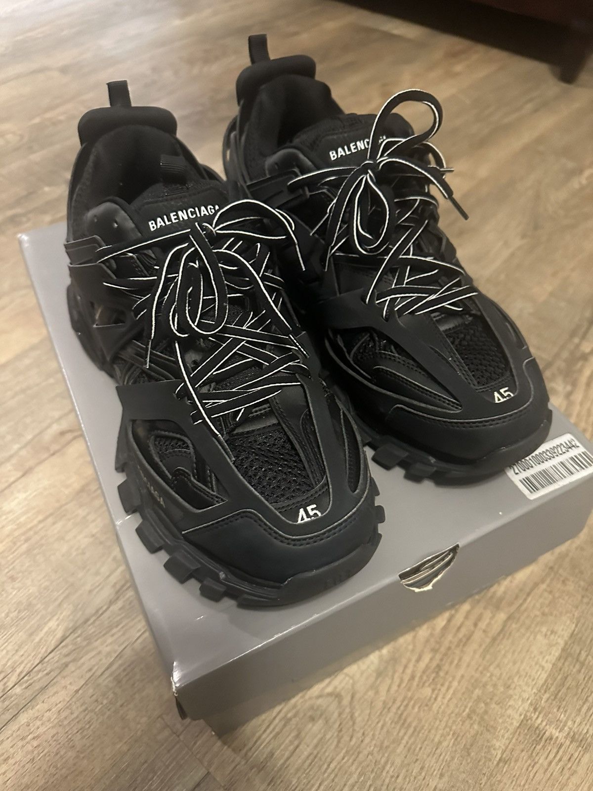 Balenciaga track black, size 11.5 or 45 Balenciaga Track Led Black – Kicks Machine main image 4