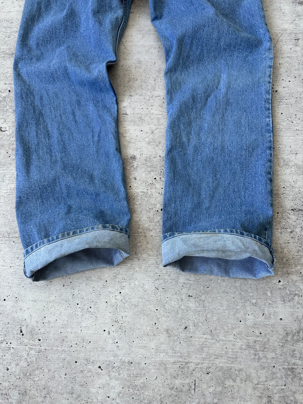 Levi's Vintage 90s Levi’s 501 Jeans Made in USA W35 L32 Blue Denim Size US 35 - 12 Thumbnail