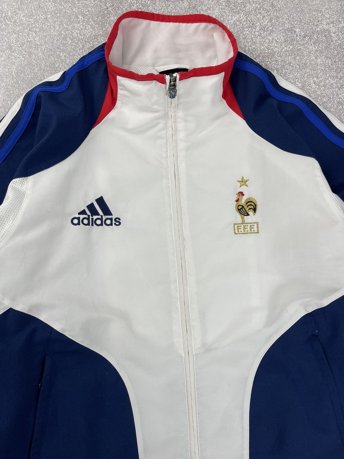 Adidas × Vintage Vintage Adidas France Soccer Track Top Jacket Men’s Size S Size US S / EU 44-46 / 1 - 5 Thumbnail