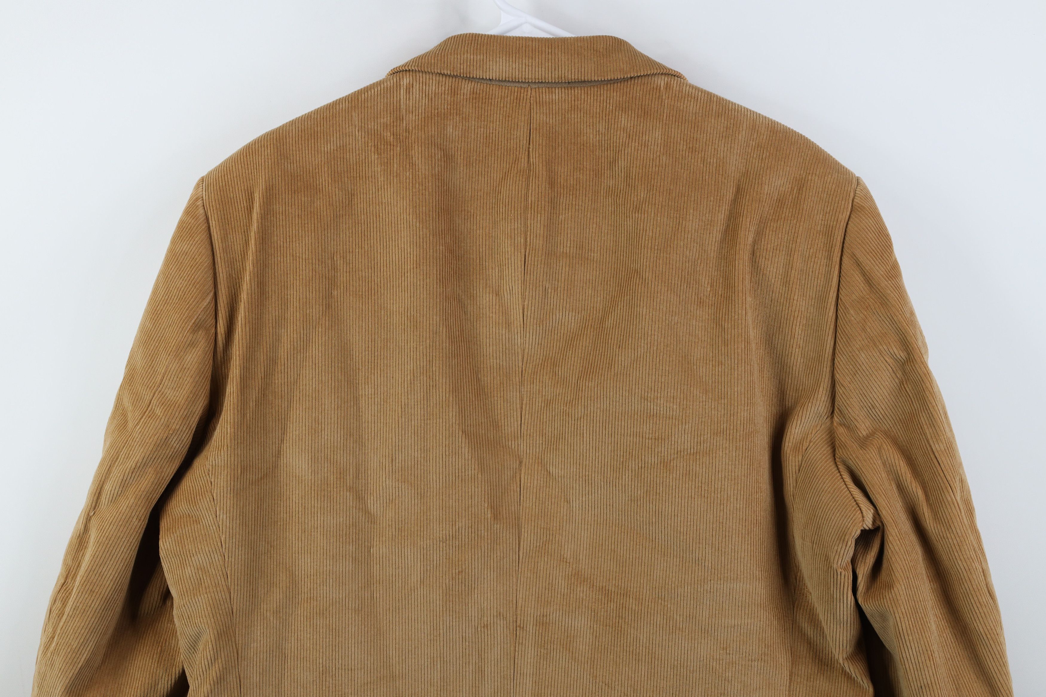 Lands' End Vintage 90s Lands End Suit Coat Blazer Jacket Khaki Brown Size US XL / EU 56 / 4 - 16 Thumbnail