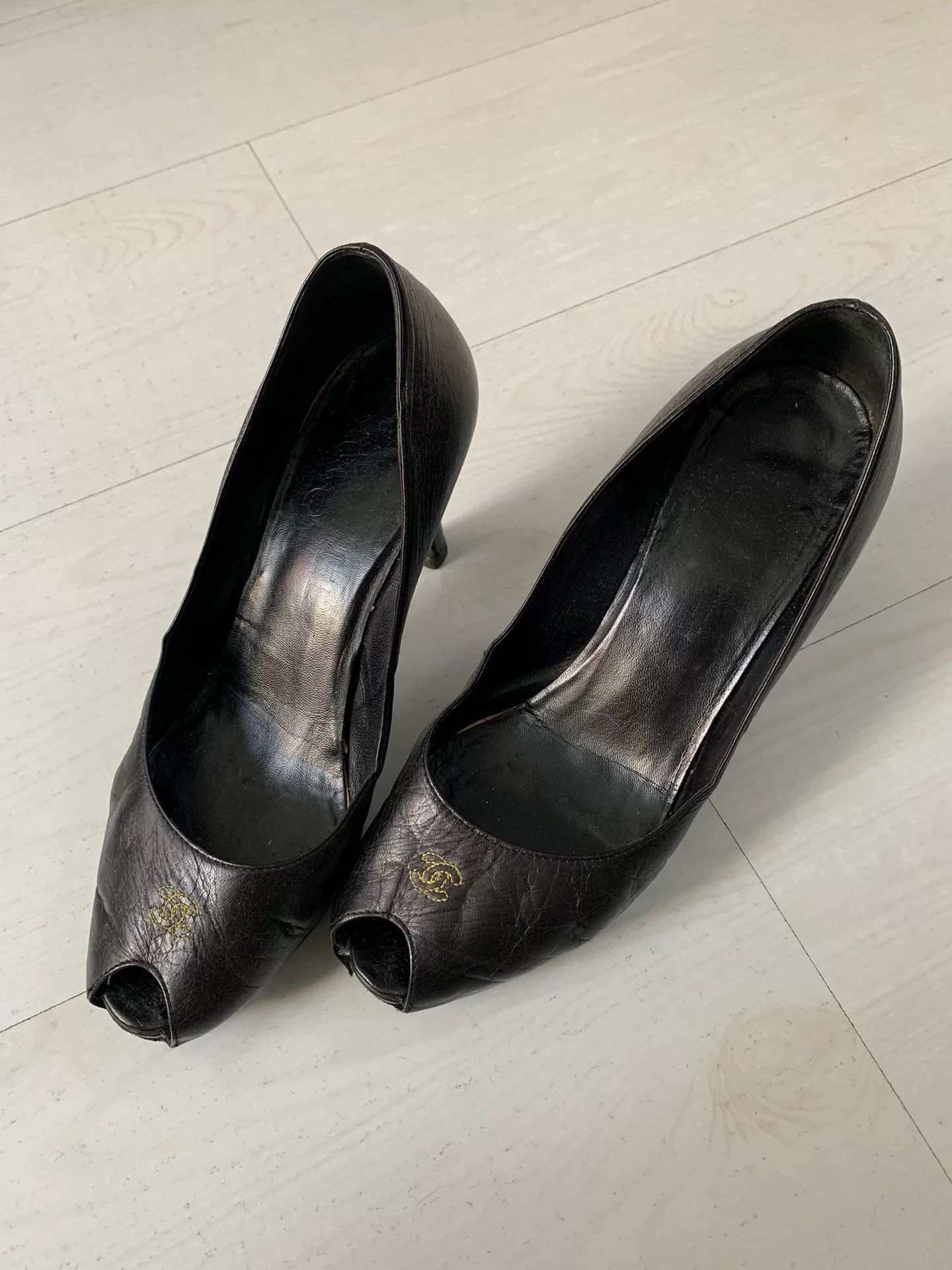 Vivienne Westwood Chanel Peep-Toe High Heels Vintage Size US 6 / IT 36 - 1 Thumbnail