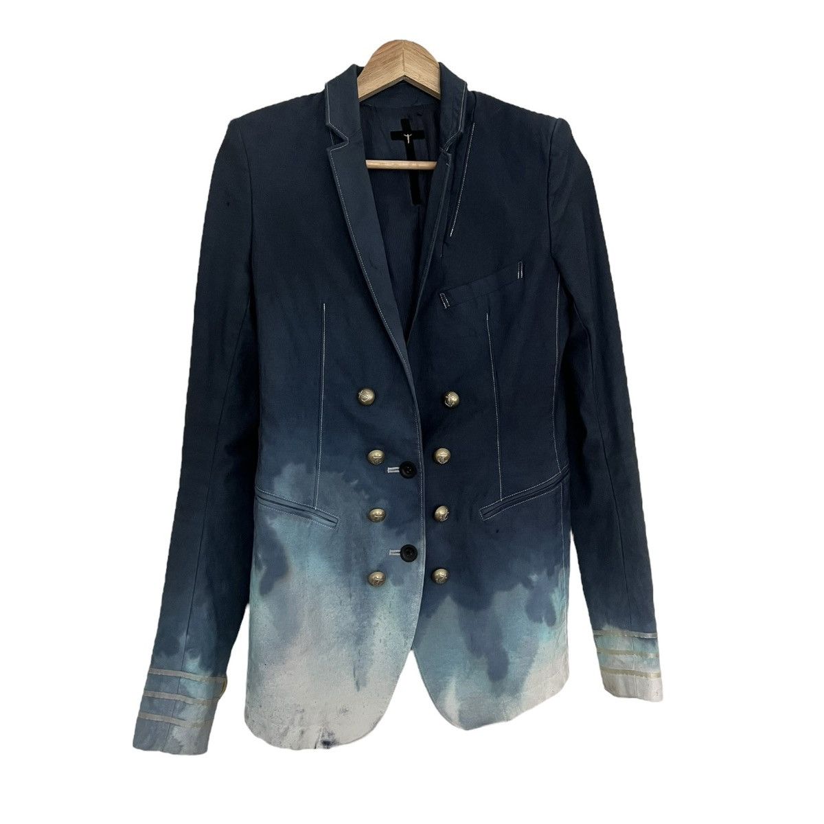 If Six Was Nine × Le Grande Bleu (L.G.B.) Lgb bleached sailor blazer Size US M / EU 48-50 / 2 - 1 Thumbnail