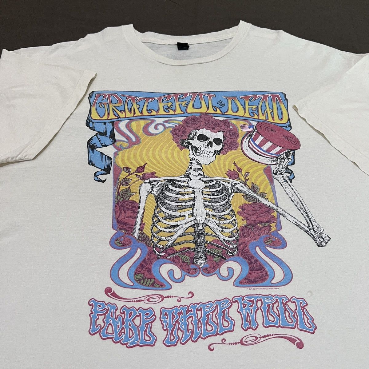 Band Tees × Grateful Dead × Tultex 2015 Grateful Dead Tour Promo Tee 2XL Oversized Skull Size US XXL / EU 58 / 5 - 4 Thumbnail