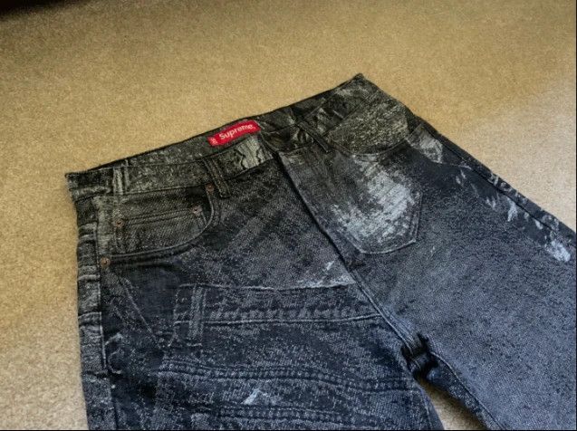 Supreme Supreme archive jacquard denim jeans size 30 Size US 30 / EU 46 - 3 Thumbnail