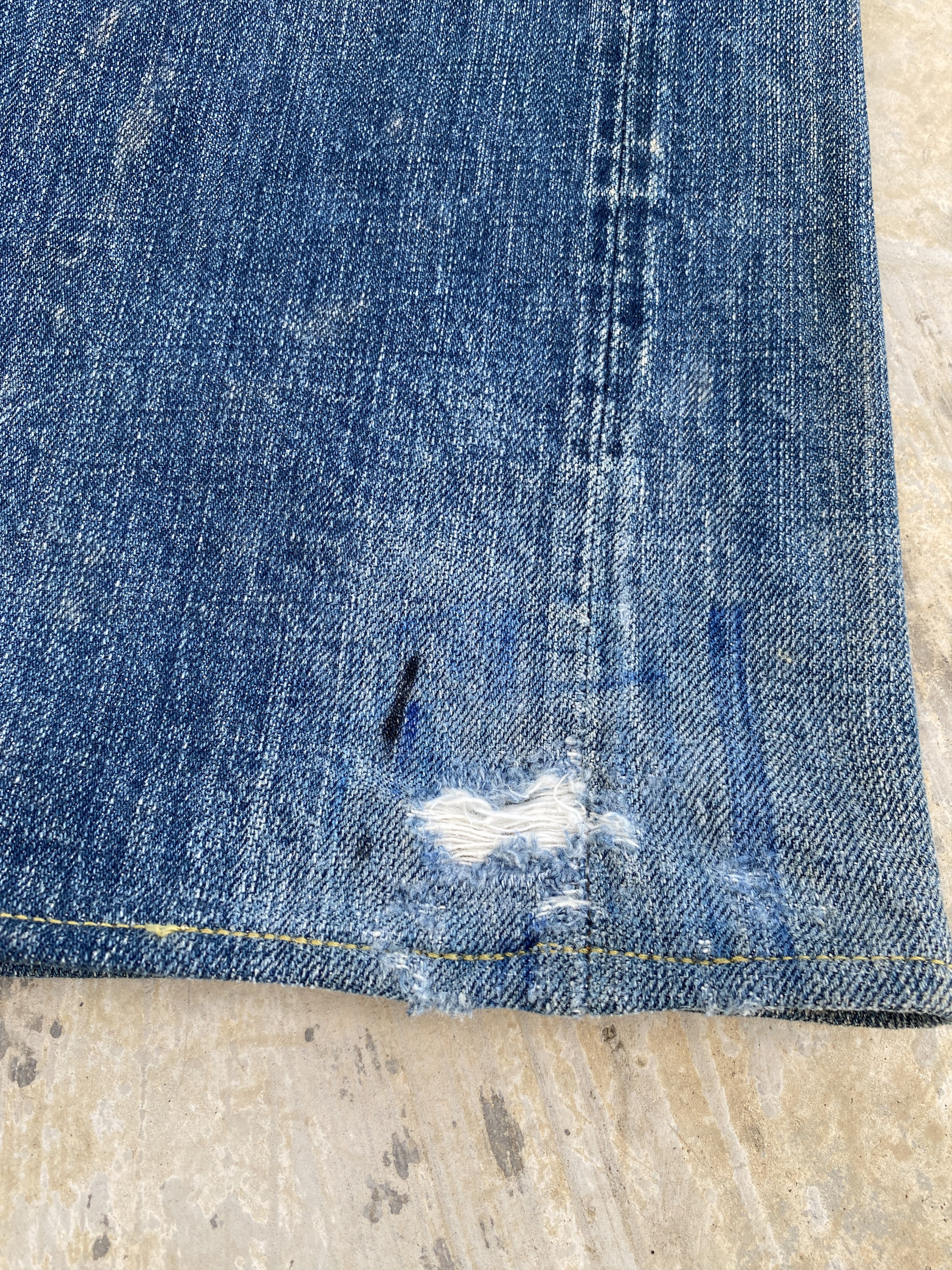 Japanese Brand 40s WW2 Replica Selvedge Jeans Size US 31 - 6 Thumbnail