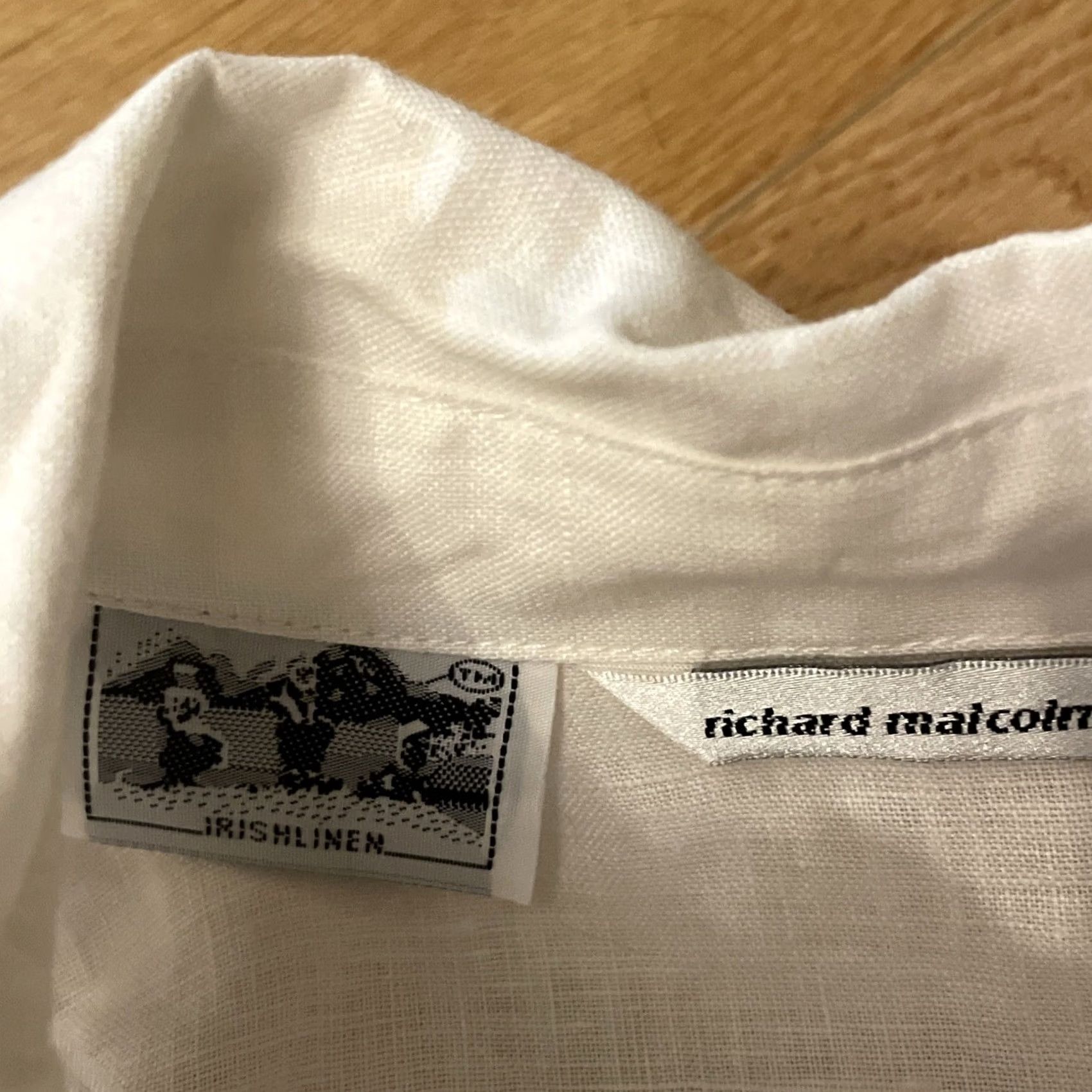 Vintage VINTAGE Richard Malcolm Irish Linen Shell Button White Embroidered Parasol Umbrella Shirt Women S White Embroidered Shell VTG Patrick Size S / US 4 / IT 40 - 6 Thumbnail