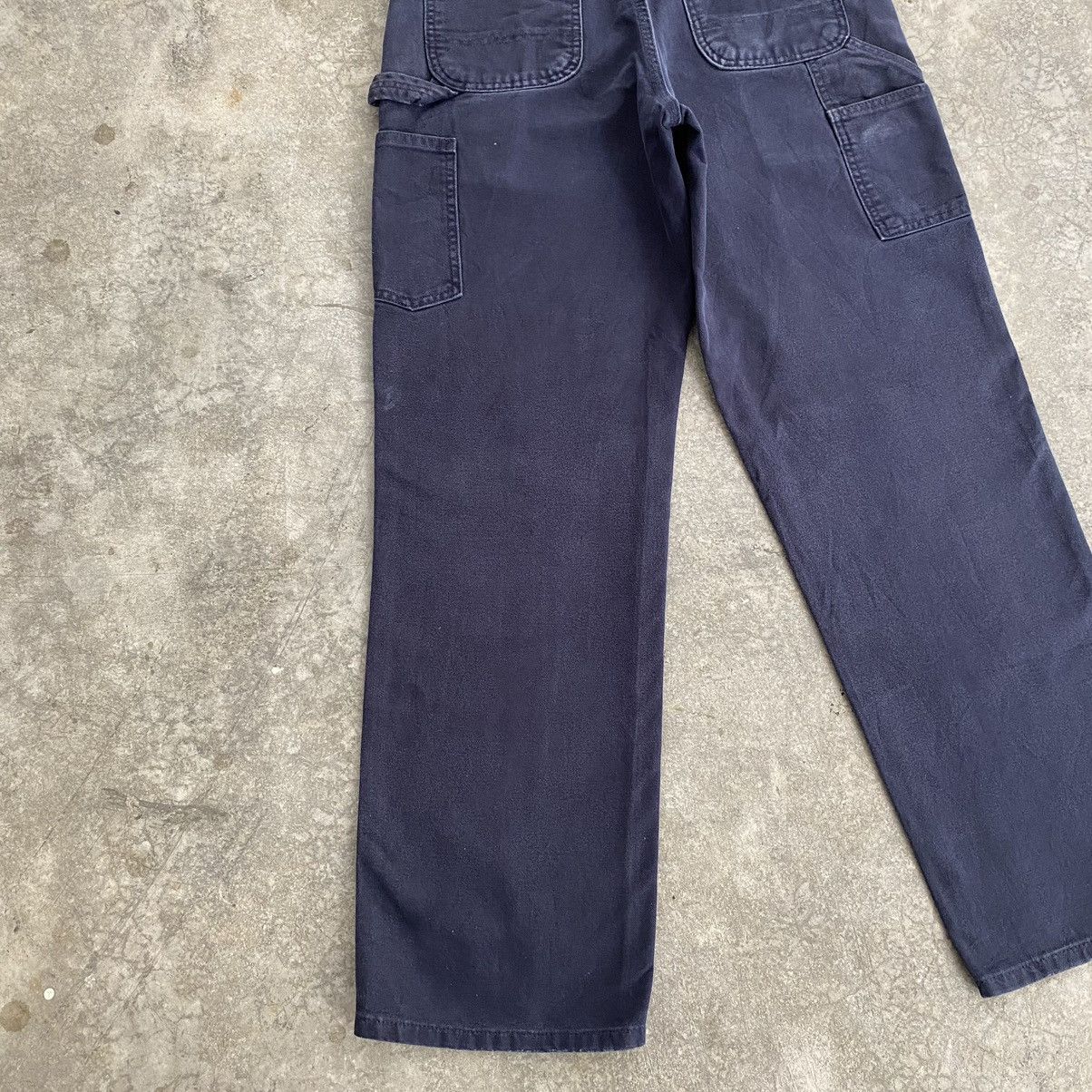 Carhartt Size 30x30.5 VTG Carhartt Midnight Blue Carpenter Work Pants Size US 30 / EU 46 - 14 Thumbnail