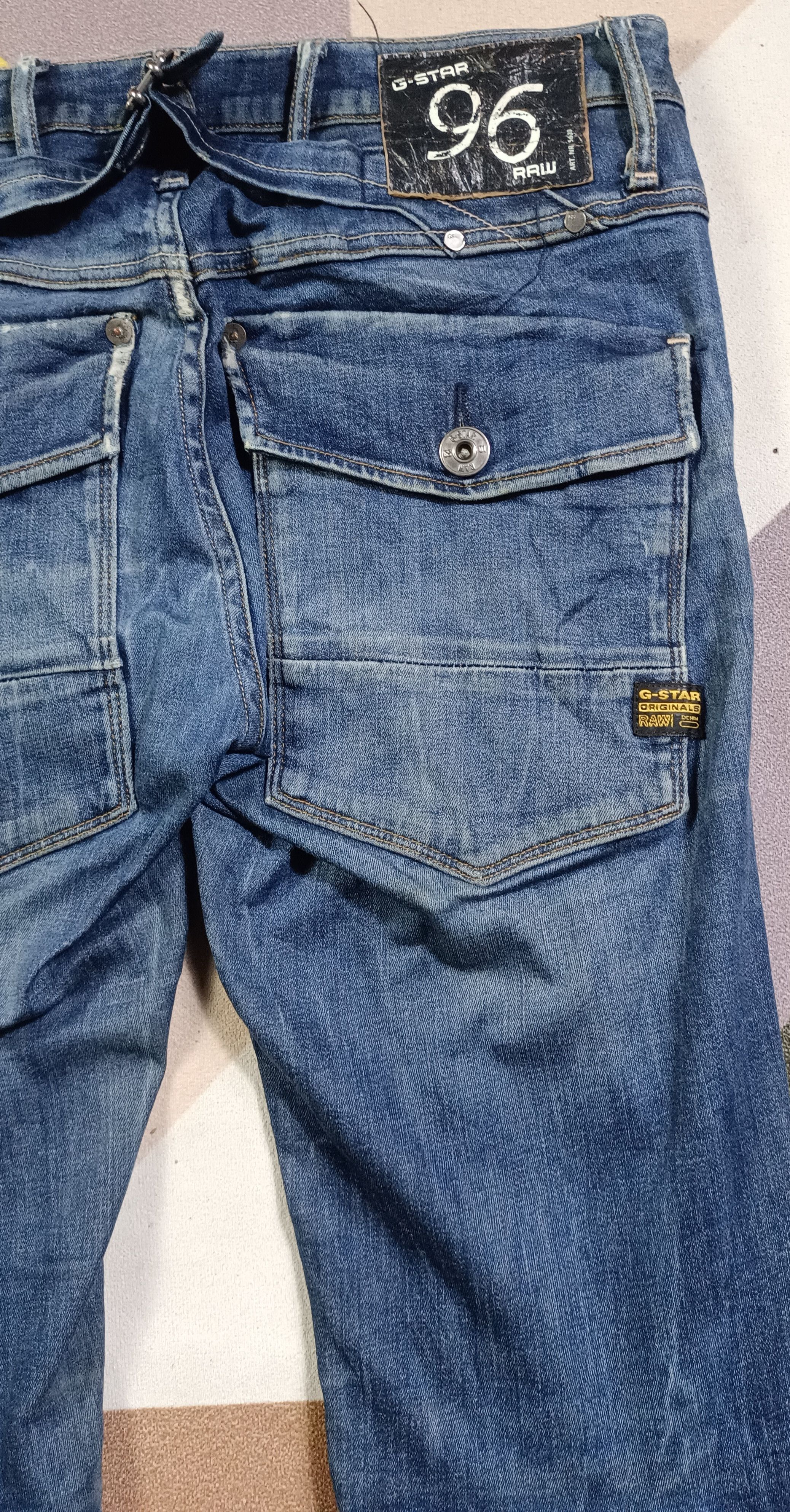 G-Star G Star RAW Embroidered 96 Denim Size US 30 / EU 46 - 4 Thumbnail