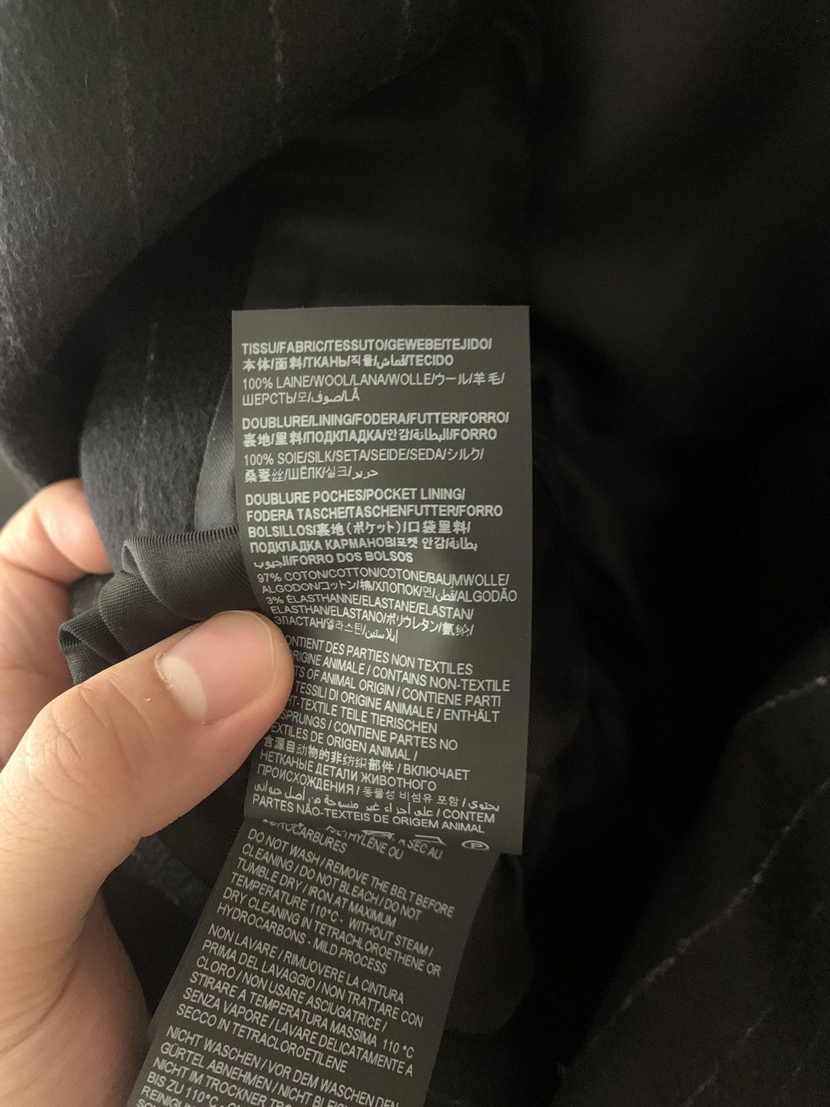 Saint Laurent Paris Saint Laurent 2023FW Striped Wool trench coat Size US L / EU 52-54 / 3 - 6 Thumbnail