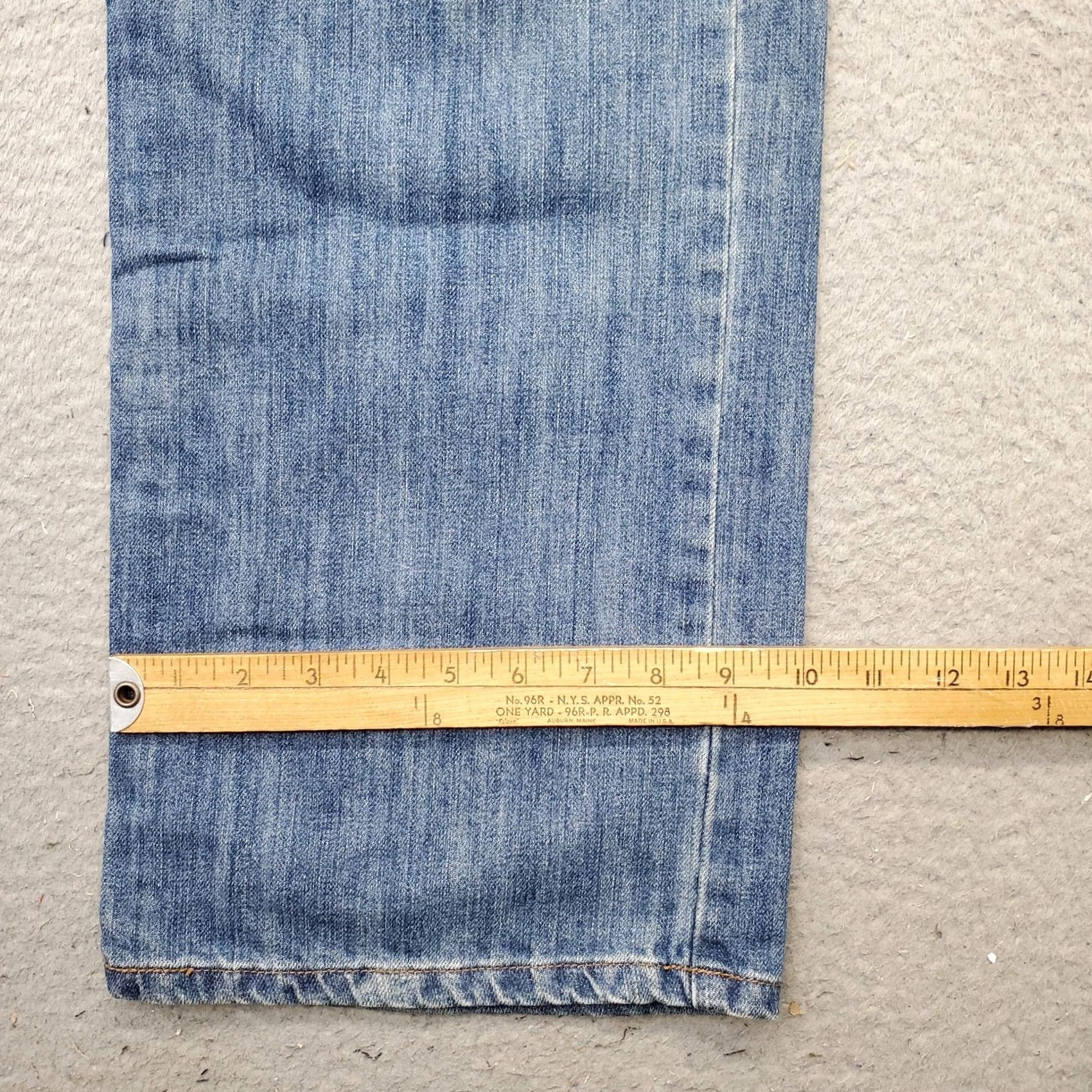 Eddie Bauer Eddie Bauer Mens Jeans Straight 42 Blue Denim 100% Cotton Stretch Regular Fit Vintage: No Size US 42 / EU 58 - 5 Thumbnail