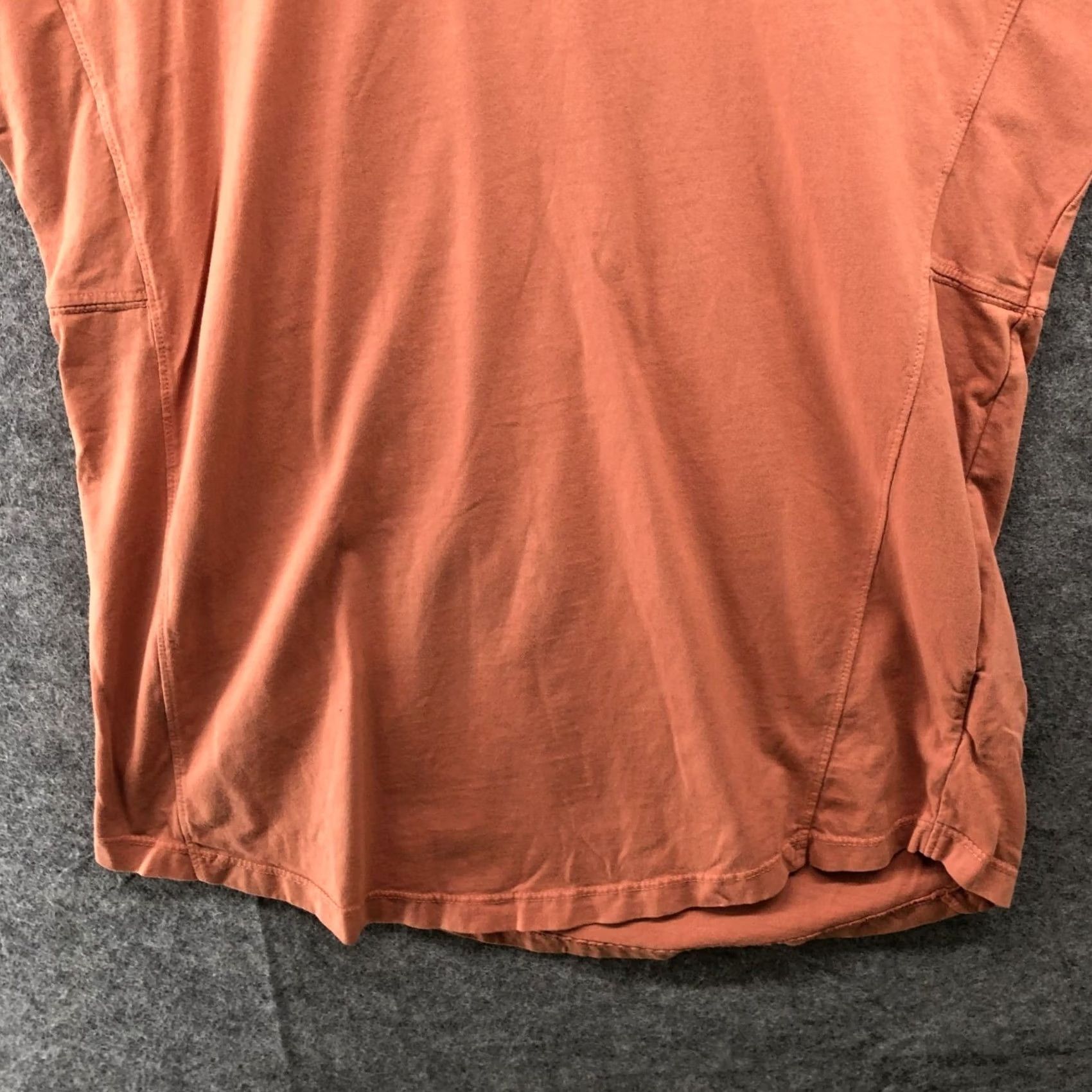 Madewell Madewell Seamed Tee Womens XXS Short Sleeve Peach Relaxed Crewneck T Shirt Size XXS / US 00 / IT 34 - 4 Thumbnail