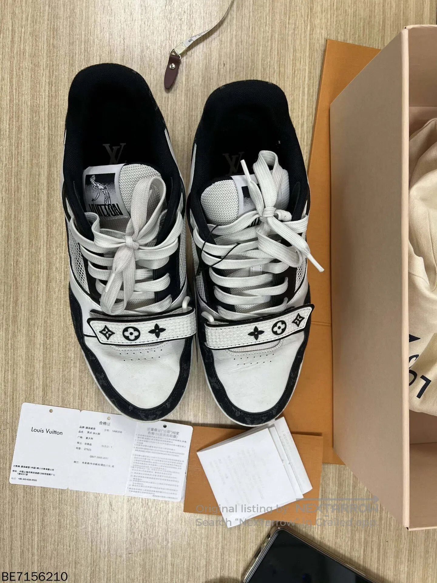 Louis Vuitton louis vuitton trainer low-top sneakers. Size US 8.5 / EU 41-42 - 5 Thumbnail