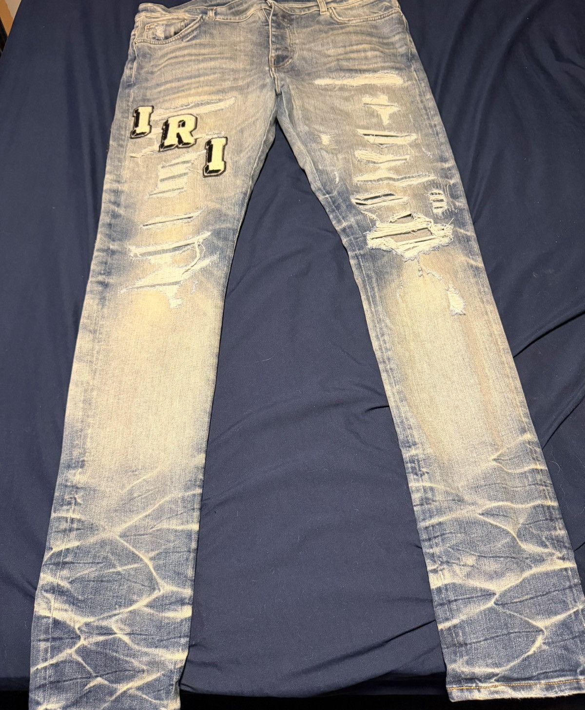 Amiri Amiri Varsity Jeans Size US 38 / EU 54 - 2 Thumbnail