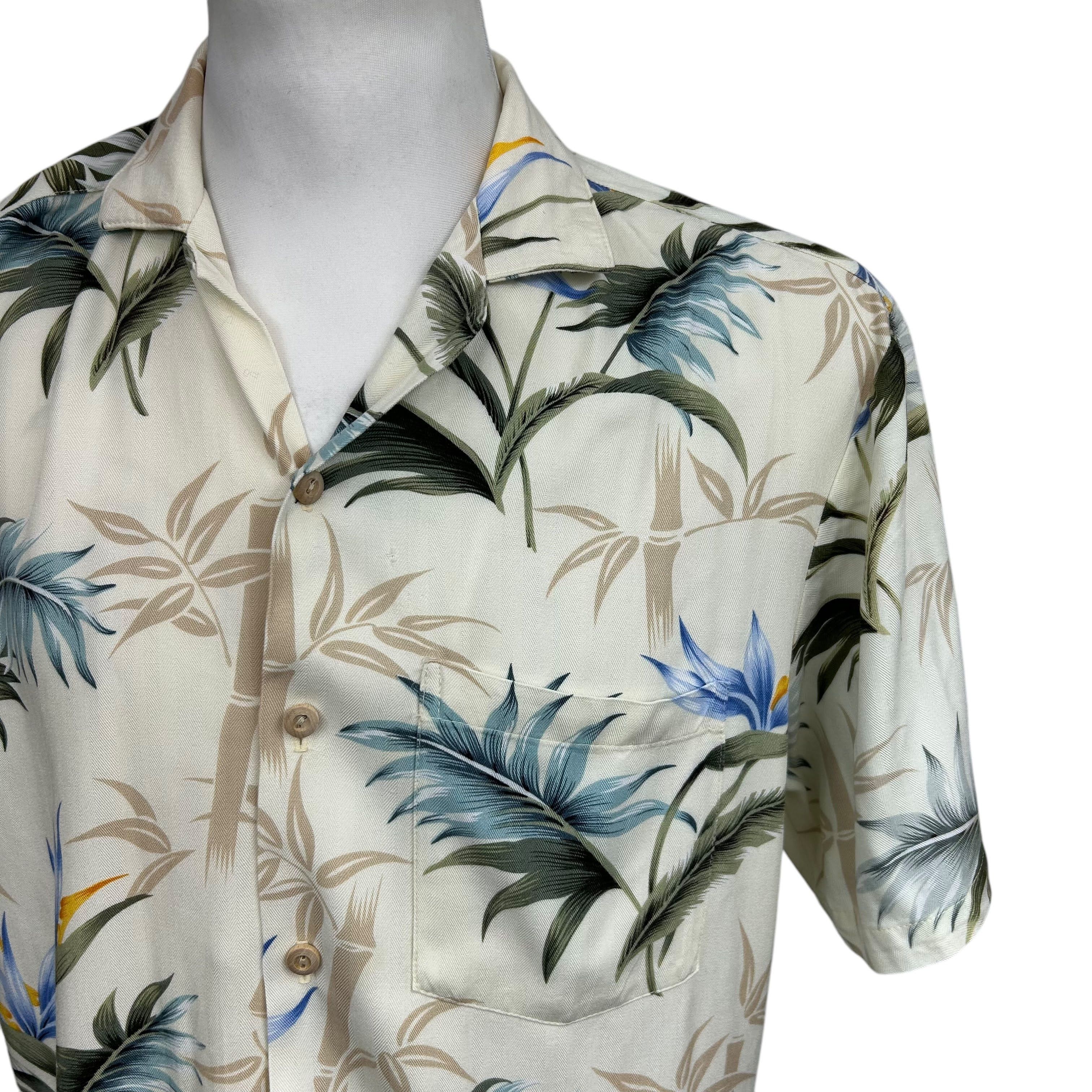 Paradise Found Paradise Found Short Sleeve Cream Hawaiian Floral Shirt S Size US S / EU 44-46 / 1 - 3 Thumbnail