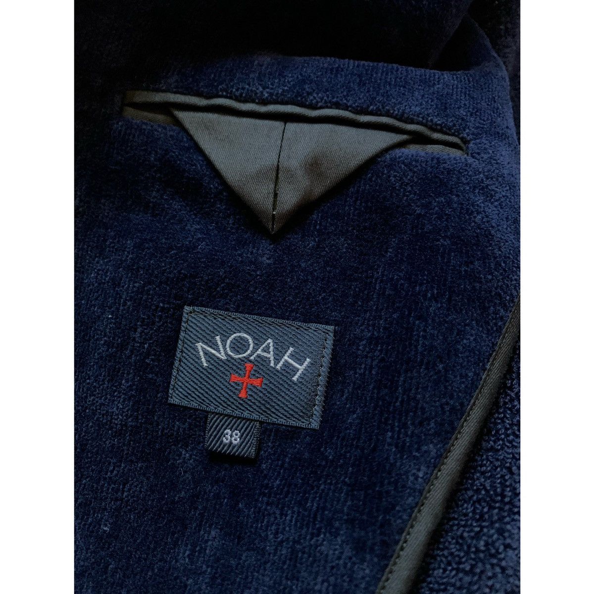 Noah NOAH➕LOGO TERRY BLAZER JACKET Size 38R - 12 Thumbnail