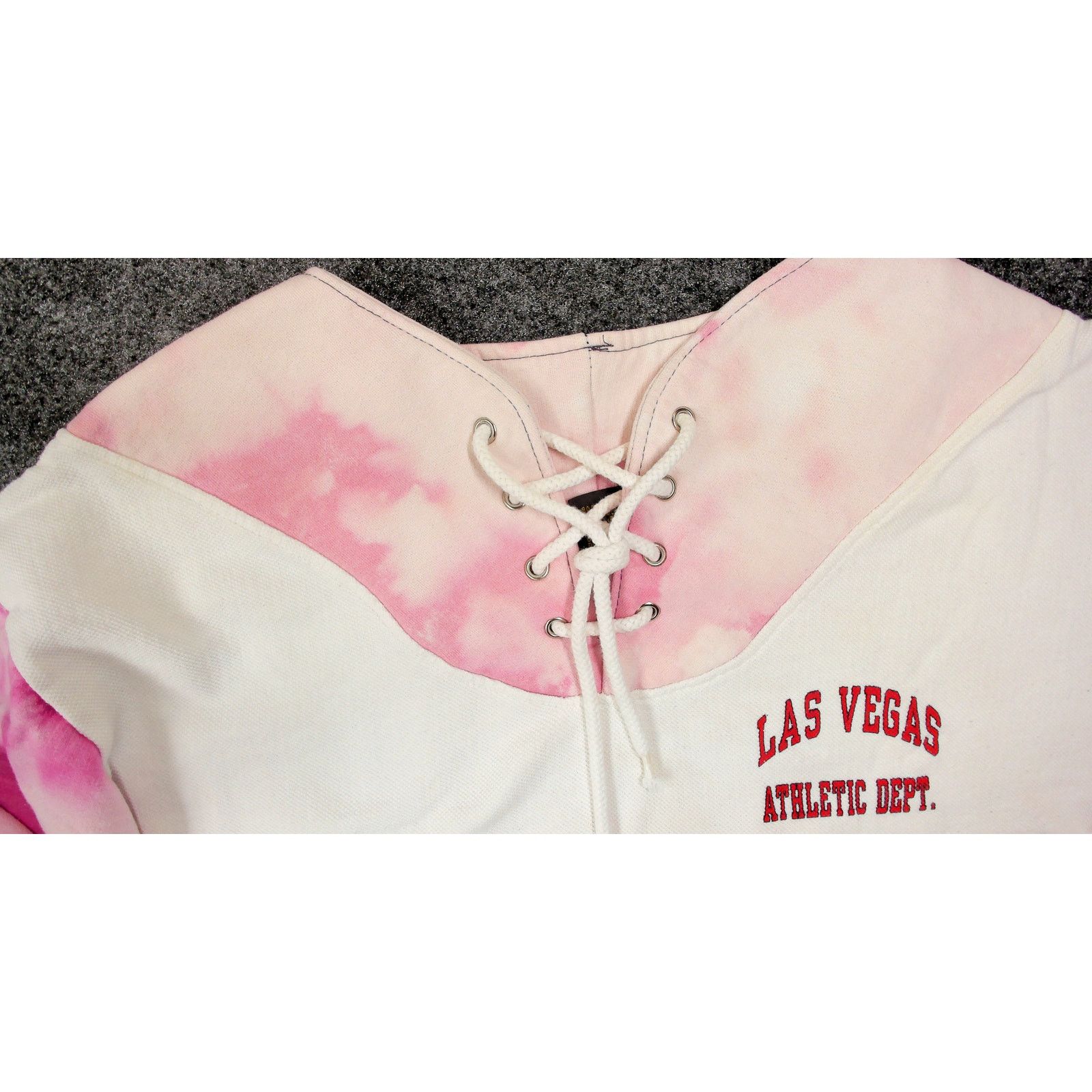 Vintage Sun Sportswear 90s Las Vegas Tie Dye Lace Up Sweatshirt XL Size XL / US 12-14 / IT 48-50 - 11 Thumbnail