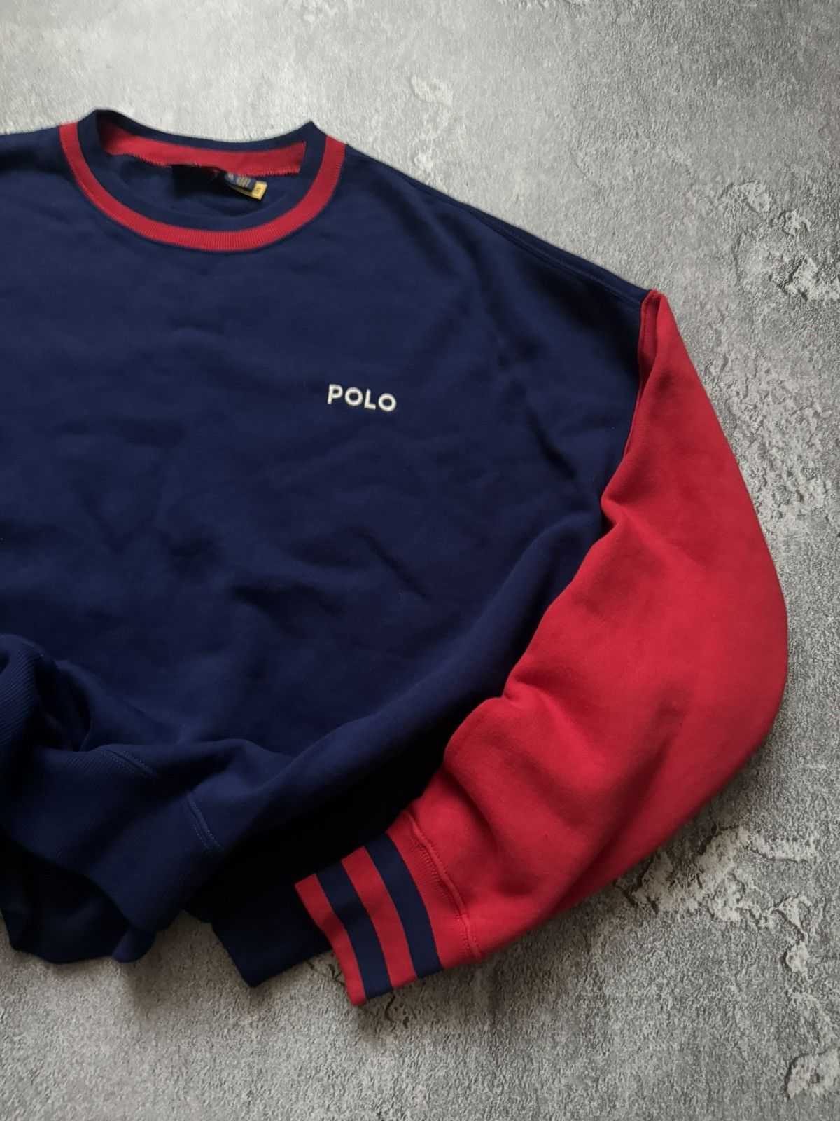 Polo Ralph Lauren × Ralph Lauren × Vintage Polo Ralph Lauren XL relaxed sweatshirt Wmns long sleeve 00s Size XL / US 12-14 / IT 48-50 - 4 Thumbnail