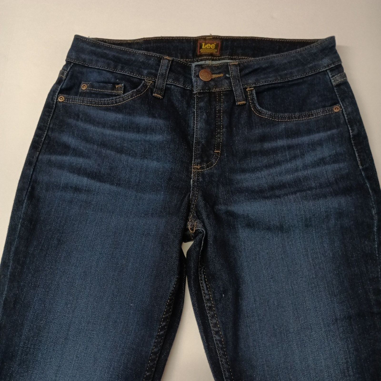 Lee Lee Straight Leg Jeans Women's 4 Medium Size 28x29 Blue Size 27" / US 4 / IT 40 - 5 Thumbnail