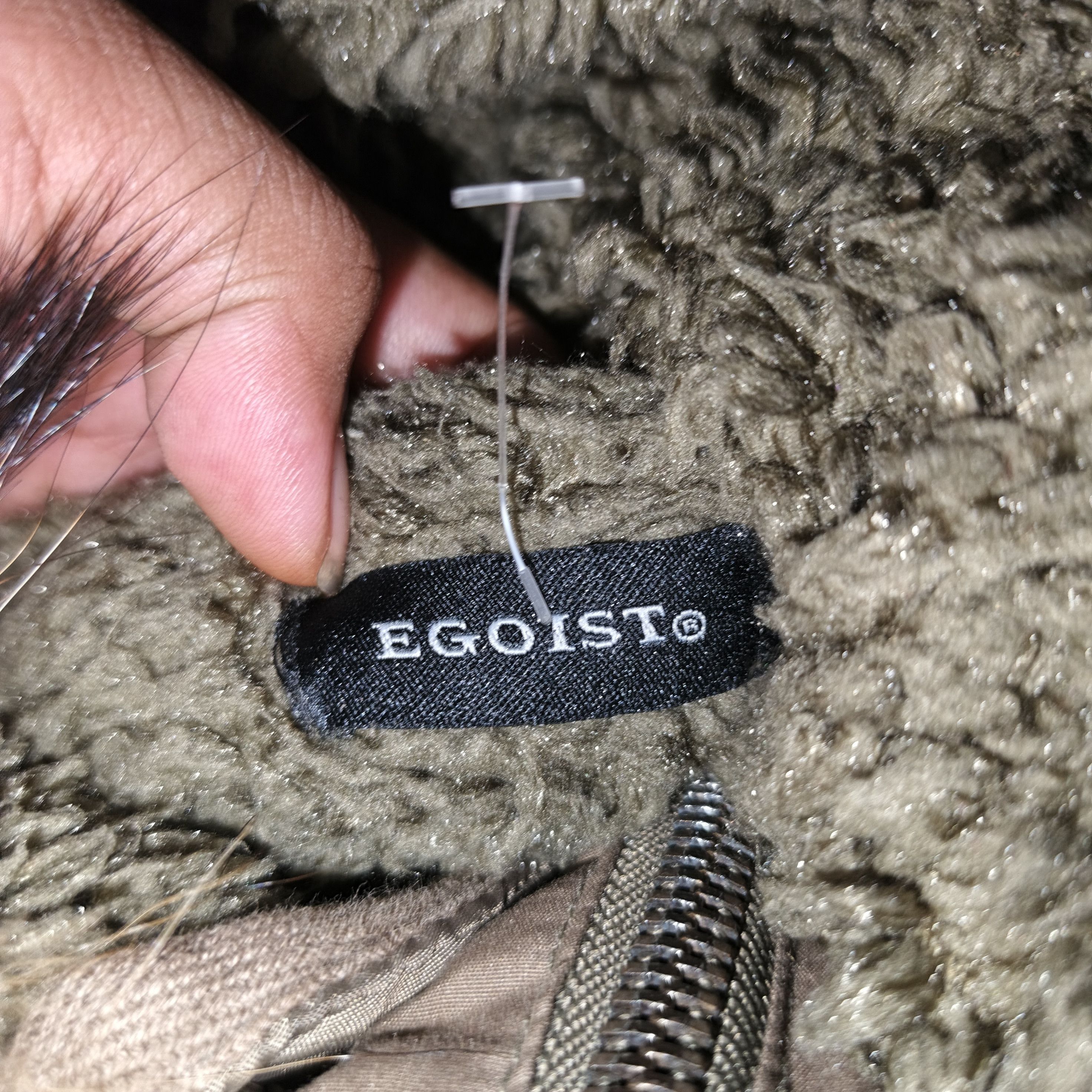 Japanese Brand EGOIST olive Green Fur Trik Hooded Parka Jacket Size M / US 6-8 / IT 42-44 - 18 Thumbnail