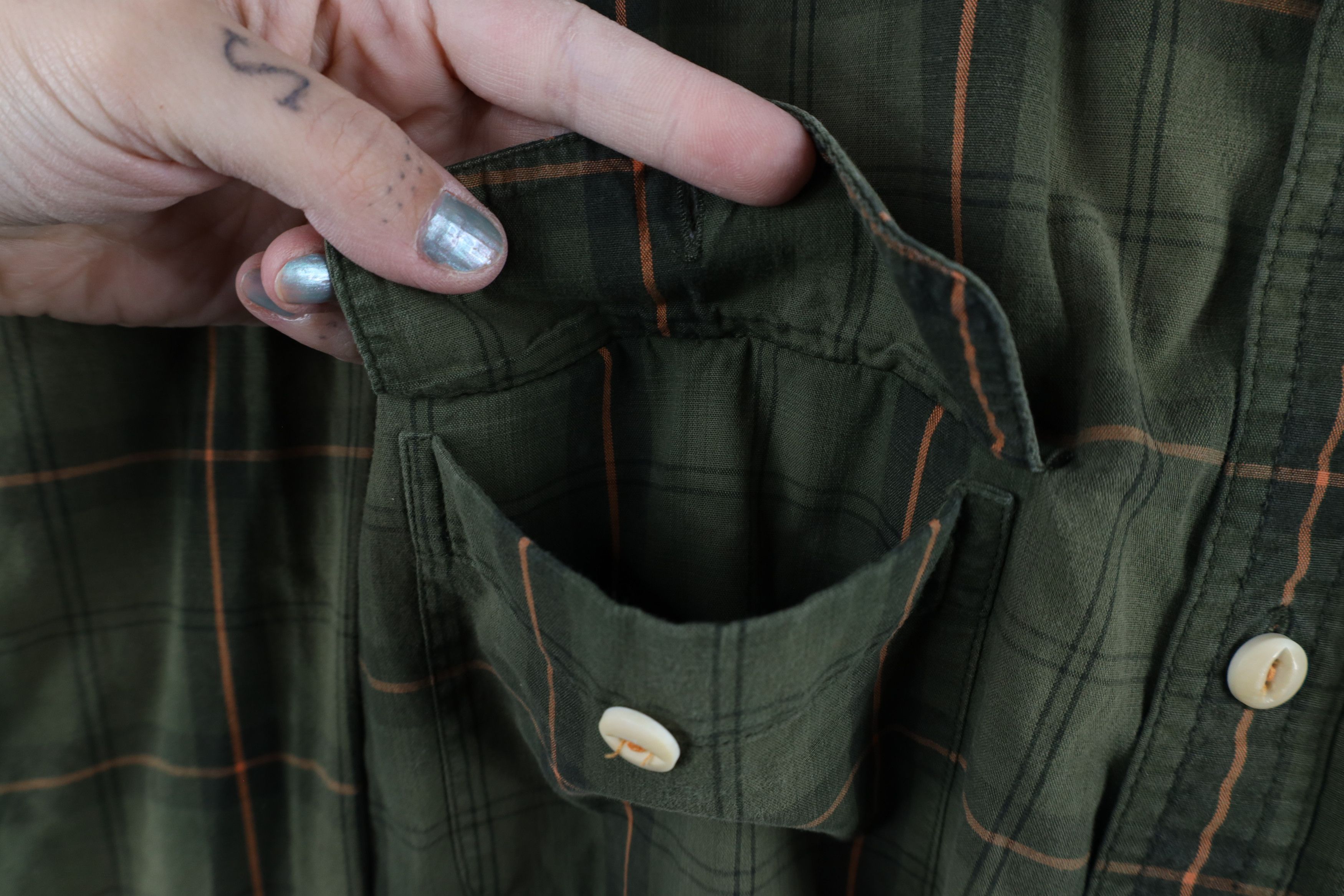 Orvis × Vintage Orvis Trout Bum Double Pocket Collared Button Shirt Plaid Size US XXL / EU 58 / 5 - 5 Thumbnail