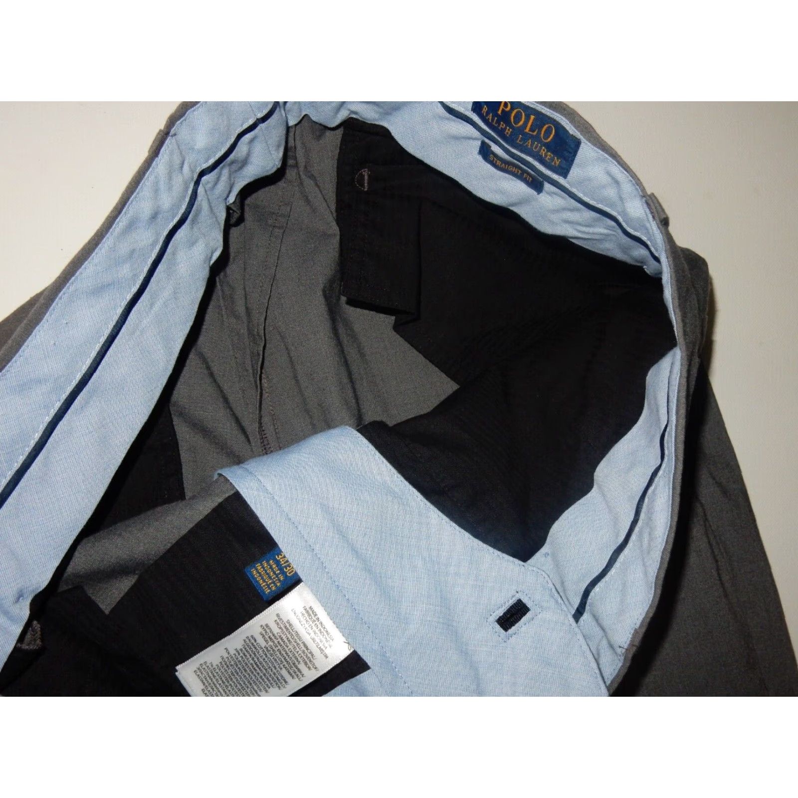 Polo Ralph Lauren VINTAGE Polo Ralph Lauren Men's Flat Front Dress Pants Size 34x26 Gray Size US S / EU 44-46 / 1 - 5 Thumbnail