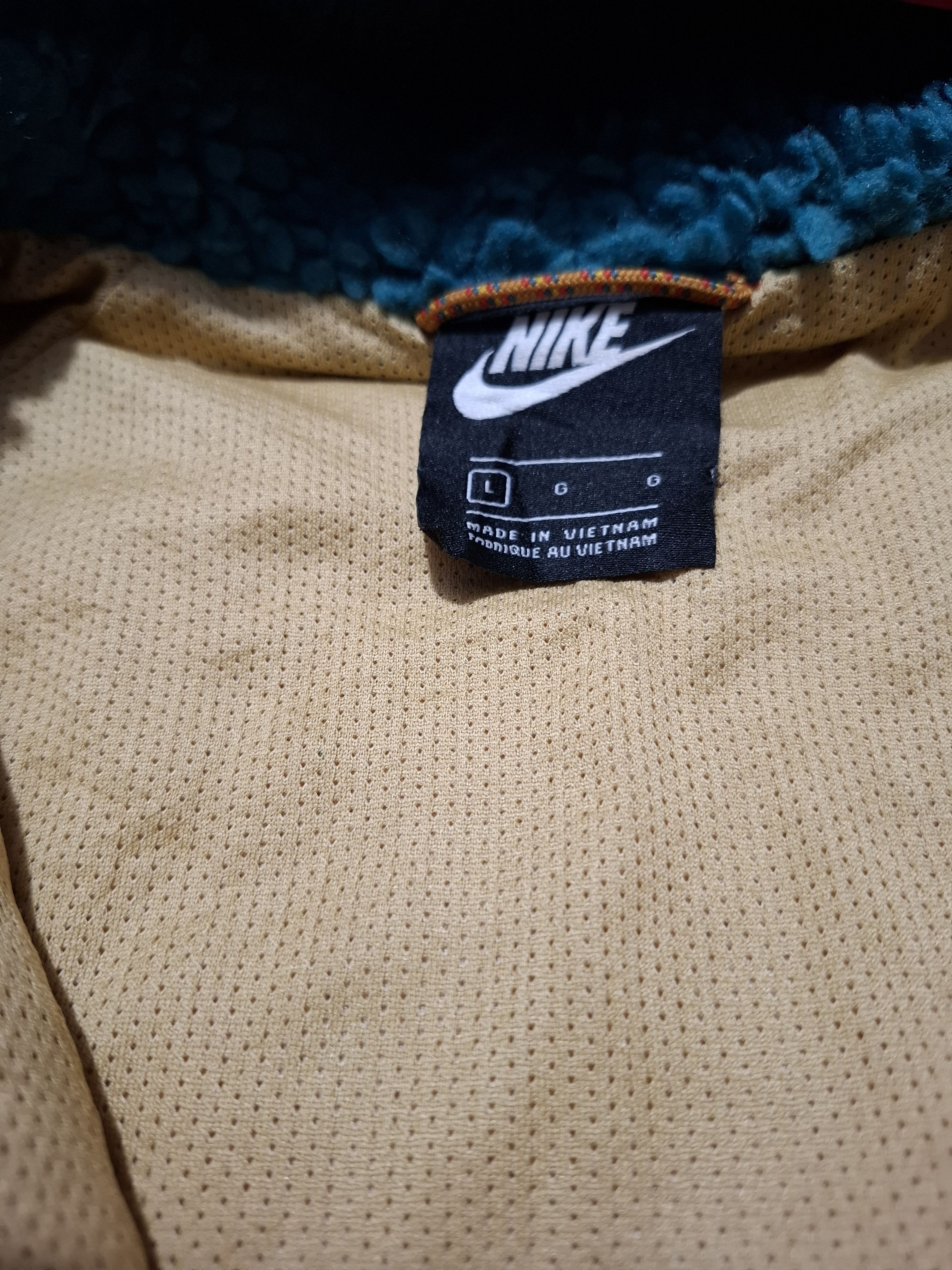 Nike Nike Fleece Sherpa Half Zip Pull Over Retro Jacket L Size US M / EU 48-50 / 2 - 5 Thumbnail