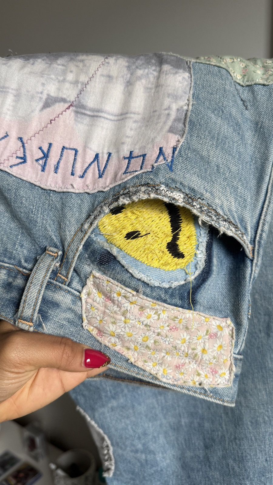 Kapital Kapital Patchwork Embroidered Denim Size US 38 / EU 54 - 9 Thumbnail