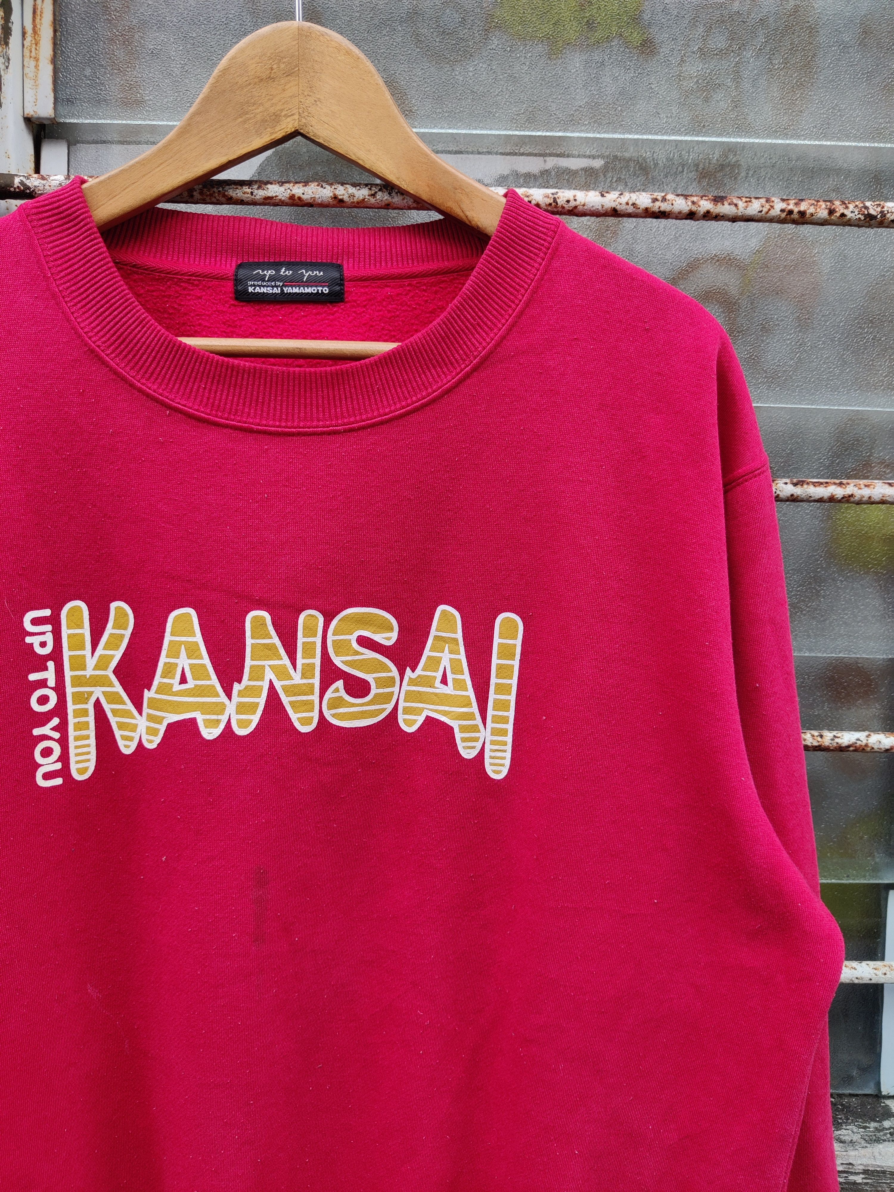 Japanese Brand Vintage Kansai Yamamoto Up to You Spellout Sweatshirt Size US XL / EU 56 / 4 - 3 Thumbnail