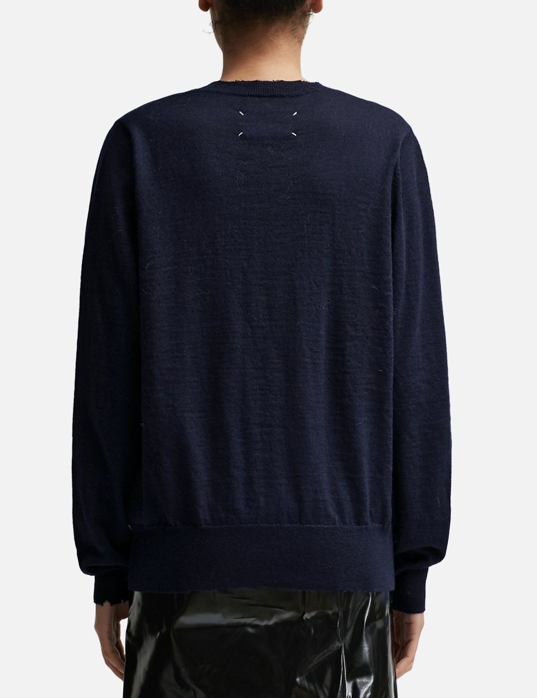 Maison Margiela o1y0625 Cardigan in Midnight Blue Size M / US 6-8 / IT 42-44 - 3 Thumbnail