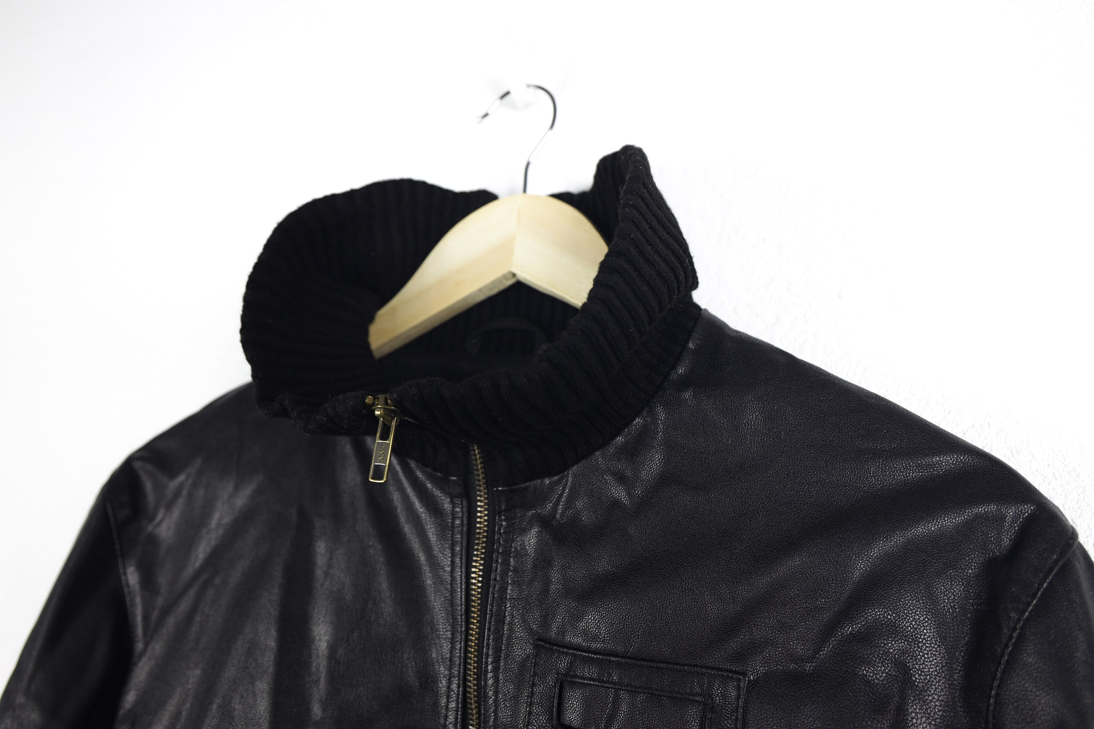 Allsaints All Saints Black Leather Bomber Jacket Small Size US S / EU 44-46 / 1 - 9 Thumbnail
