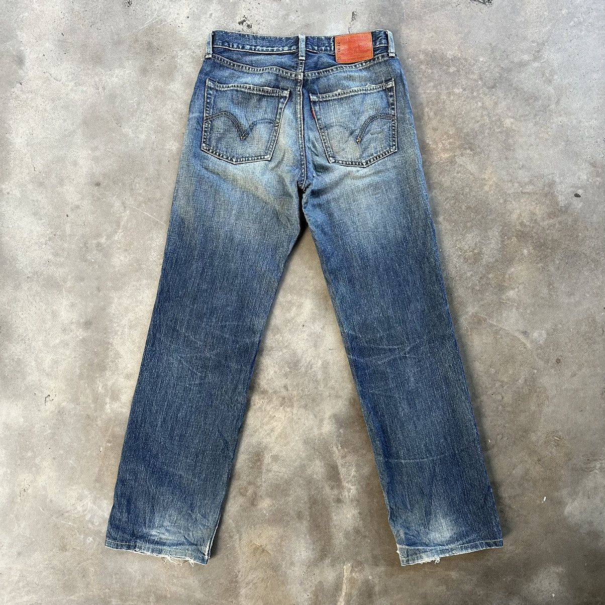 Japanese Brand W30🔥Vintage Levi’s 502 Distressed Faded Denim Sick Jean Pant Size US 30 / EU 46 - 10 Thumbnail