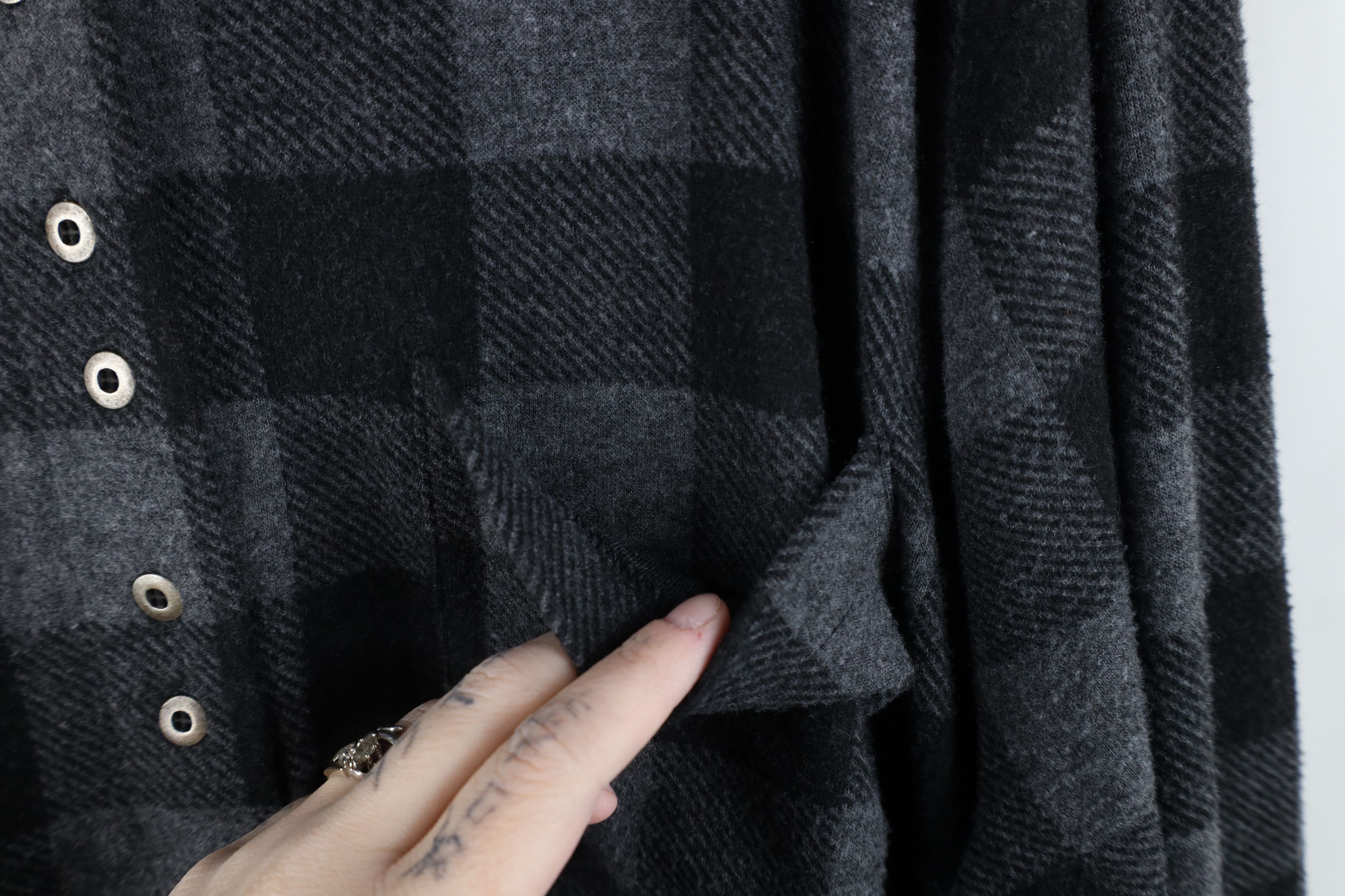 Soft Surroundings Soft Surroundings Collared Fleece Henley Tunic Sweater Plaid Size 3XL / US 20-22 - 7 Thumbnail