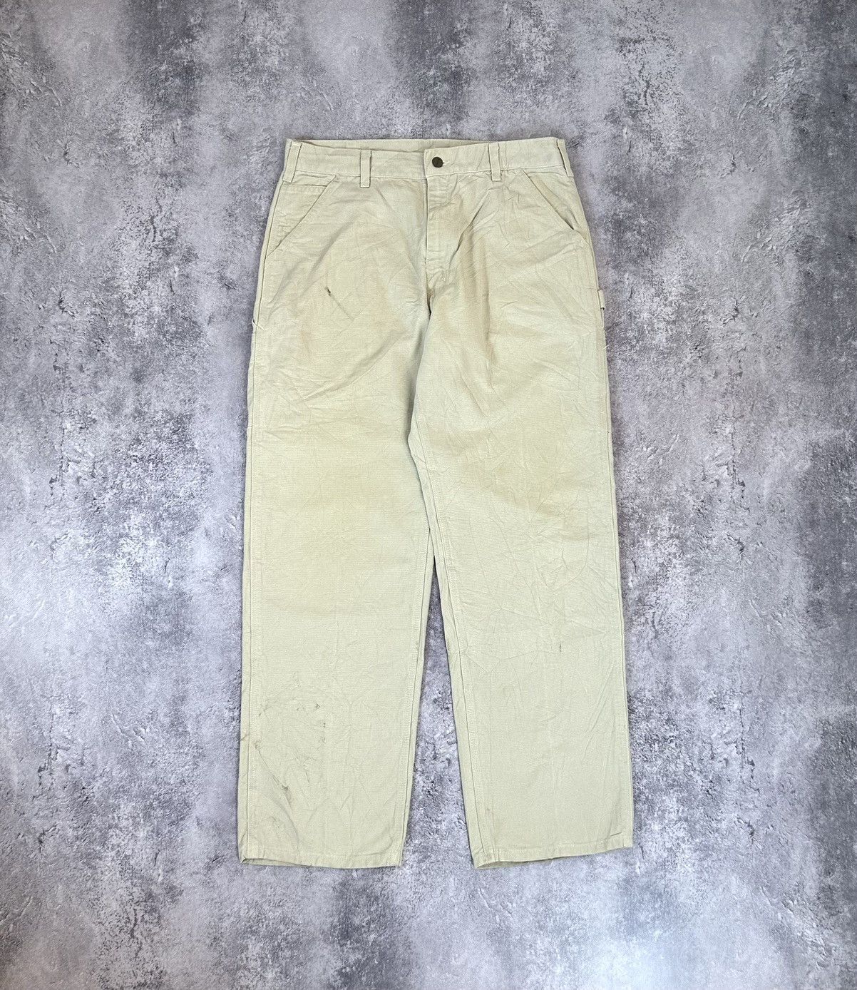 Carhartt Vintage Carhartt USA Distressed Baggy Carpenter Work Pants Size US 34 / EU 50 - 2 Thumbnail
