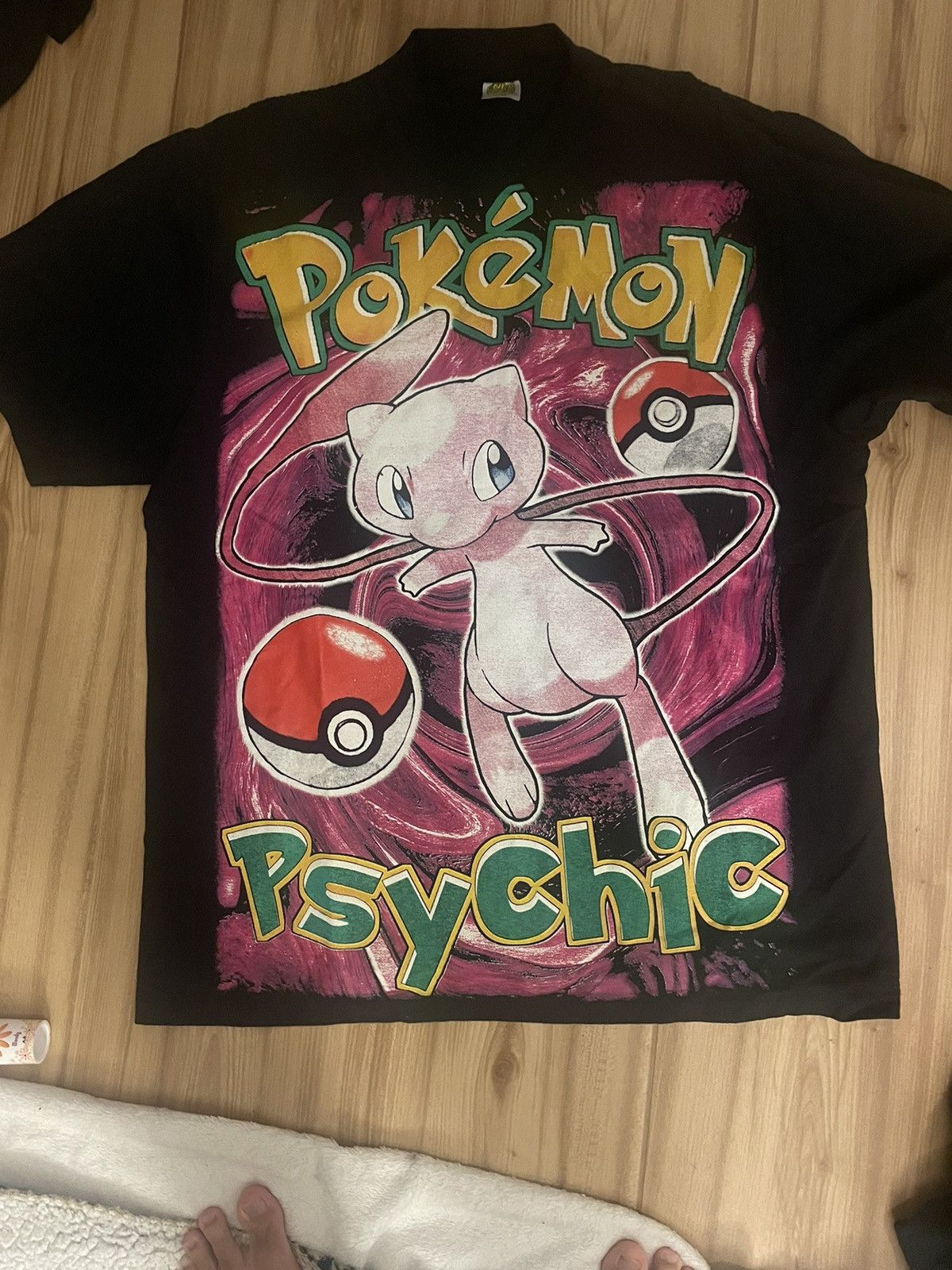 image of Vintage Pokemon T Shirt Nostalgtees in Black, Men's (Size XL)