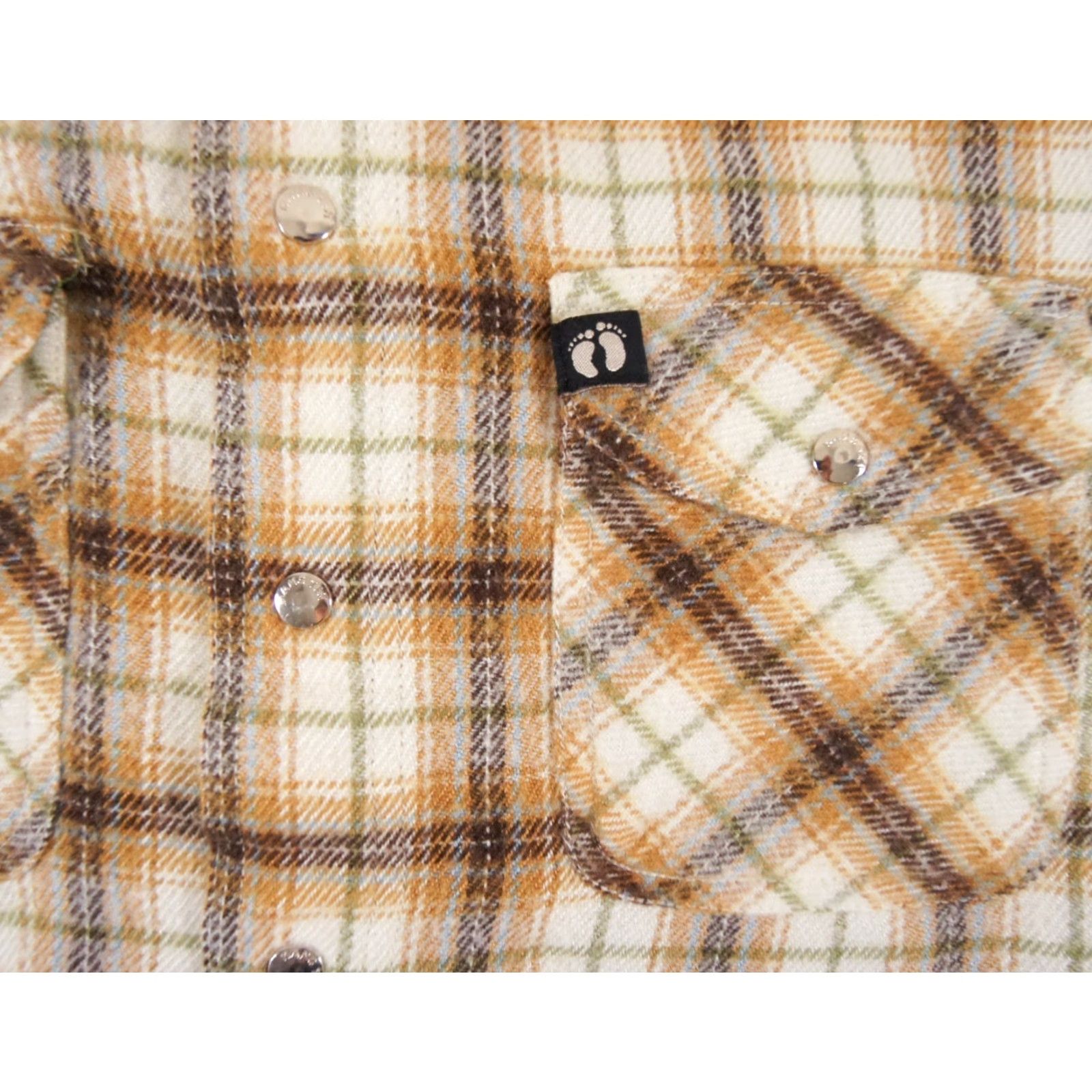 Hang Ten VINTAGE Hang Ten Shirt Mens Small Flannel Button Down Snap Long Sleeve Surf Size US S / EU 44-46 / 1 - 3 Thumbnail