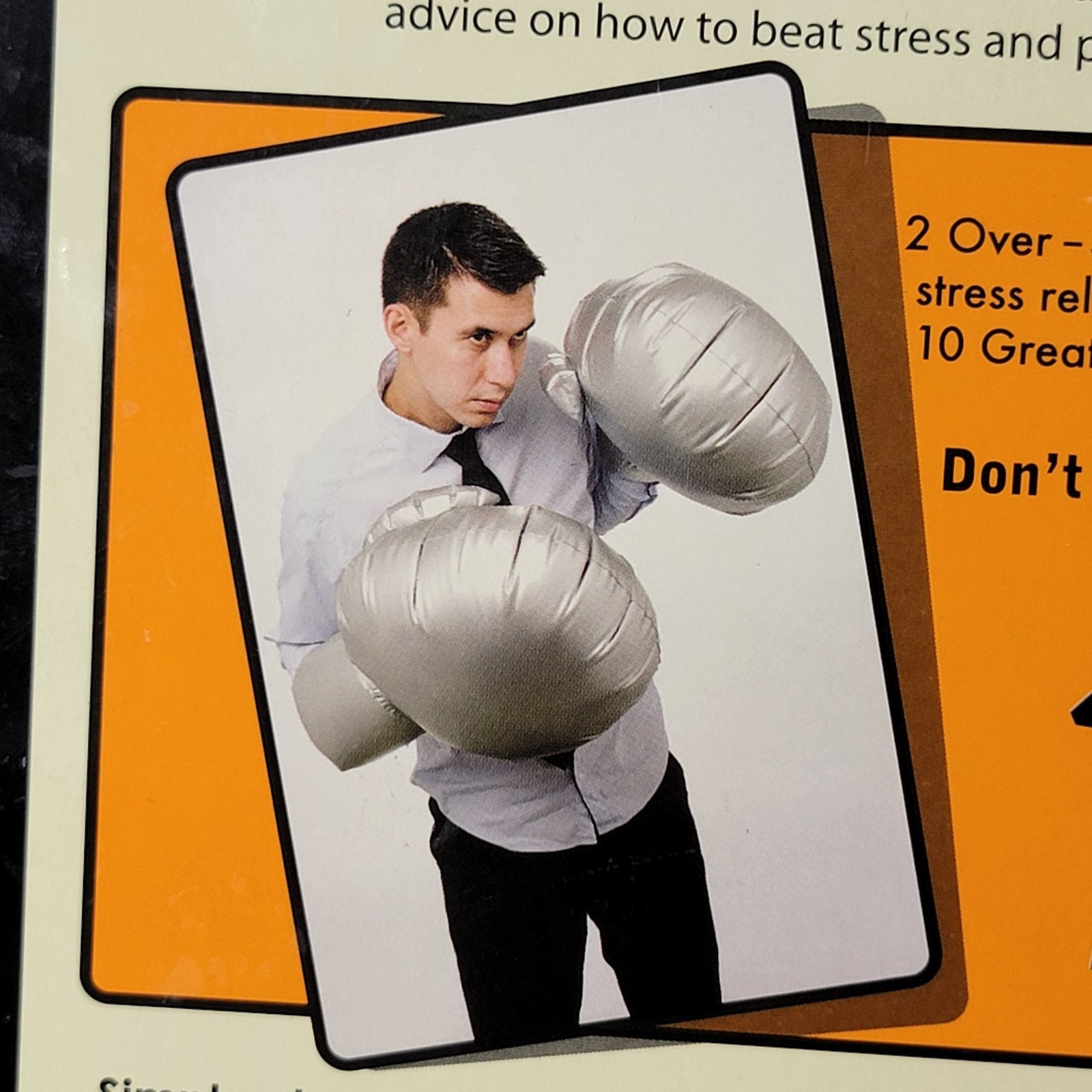 Other Office Anger Mgt Kit: Giant Inflatable Boxing Glove Set -NEW Size ONE SIZE - 3 Thumbnail