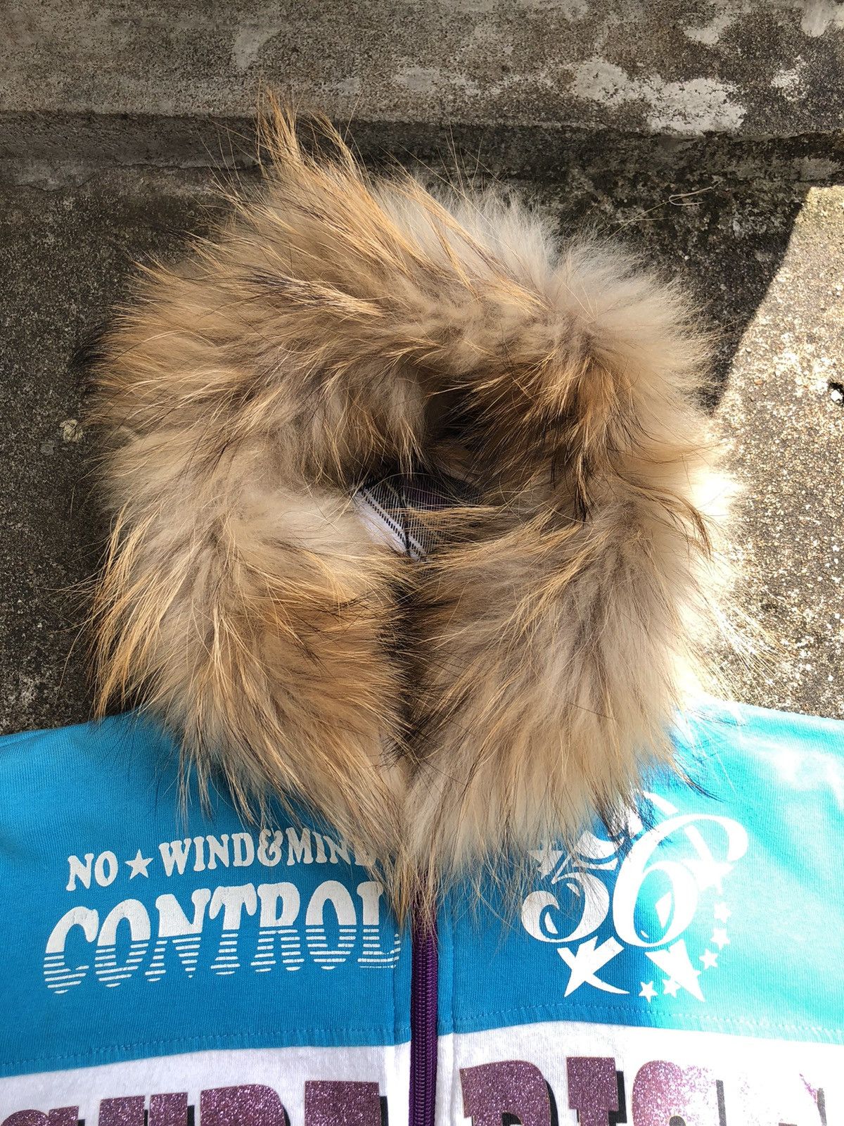 Vintage Oblo Design Japanese SWAG! Fur Glitter Vintage Poem Zip Up Size US M / EU 48-50 / 2 - 8 Thumbnail