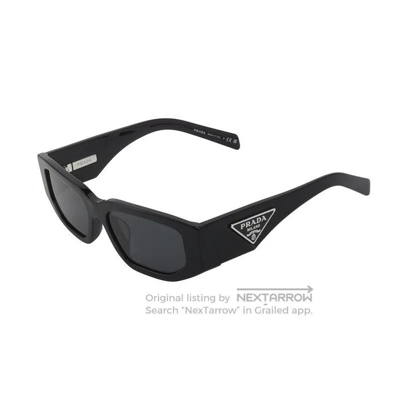 Prada Prada Triangle Logo Full Frame Sunglasses. Size ONE SIZE - 1 Thumbnail