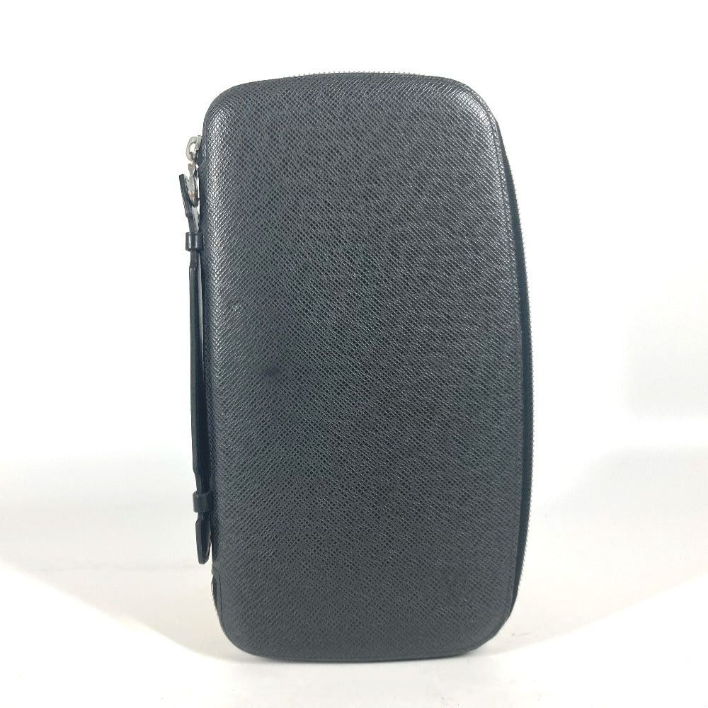Louis Vuitton Louis Vuitton M30652 Taiga Organizer Atoll Handbag Briefcase Travel Case Long Wallet Leather Men Aldouise Black Size ONE SIZE - 1 Thumbnail