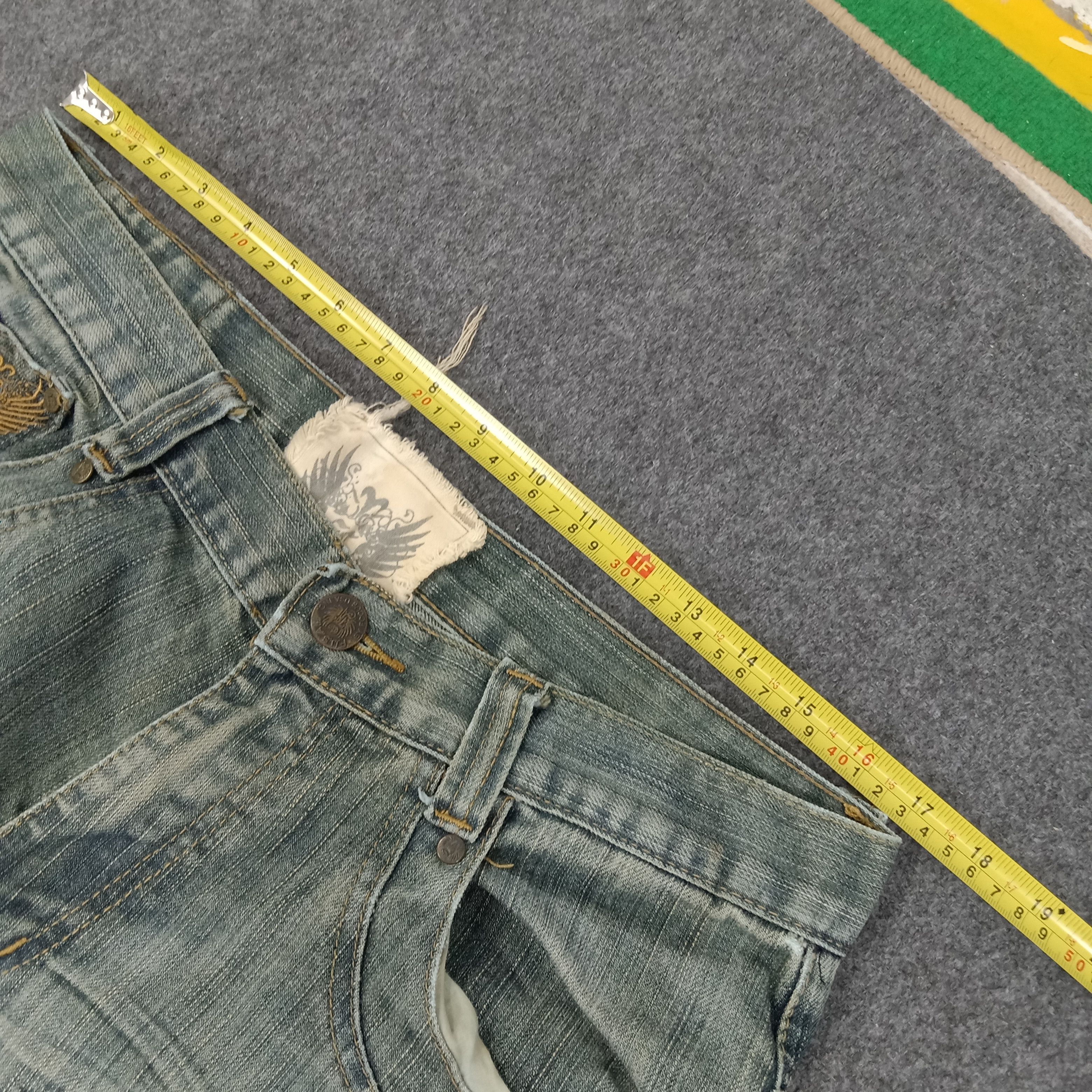 FUSAI F.U.S.A.I Focus USA Bikers Knee Denim Jeans C258N25 Size US 32 / EU 48 - 13 Thumbnail