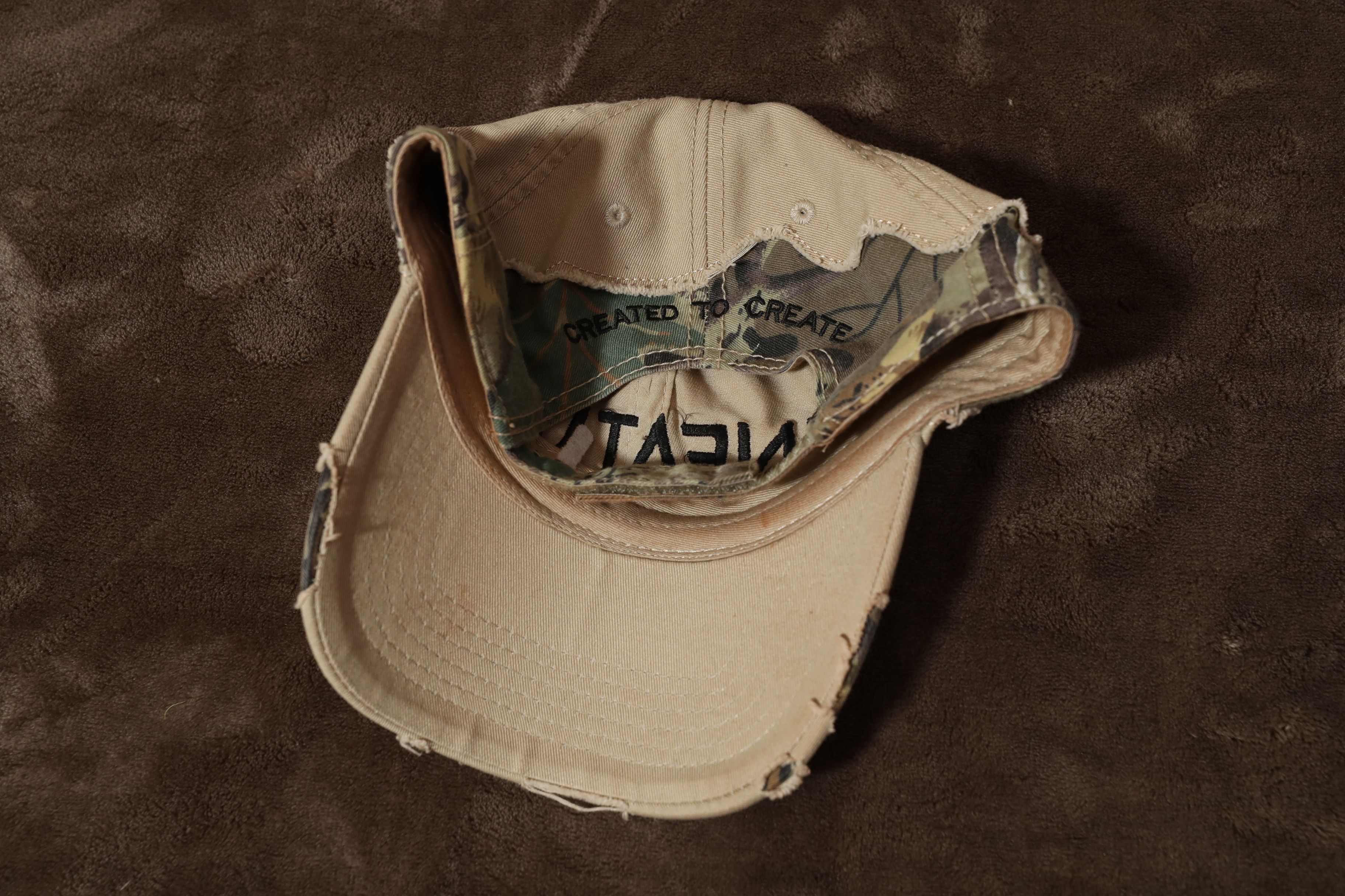 Other INFATUÉ Trucker Cap Created to Create in Camo (OS) Size ONE SIZE - 6 Thumbnail