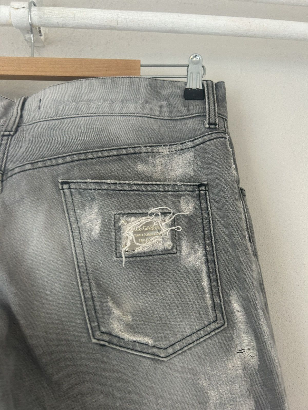 Dolce & Gabbana Boro Stitching Distressed Jeans Size US 34 / EU 50 - 9 Thumbnail