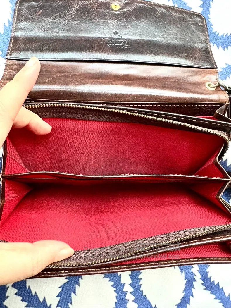 Vivienne Westwood Vivienne Westwood Leopard Print Velvet Heart Arrow Wallet Size ONE SIZE - 9 Thumbnail